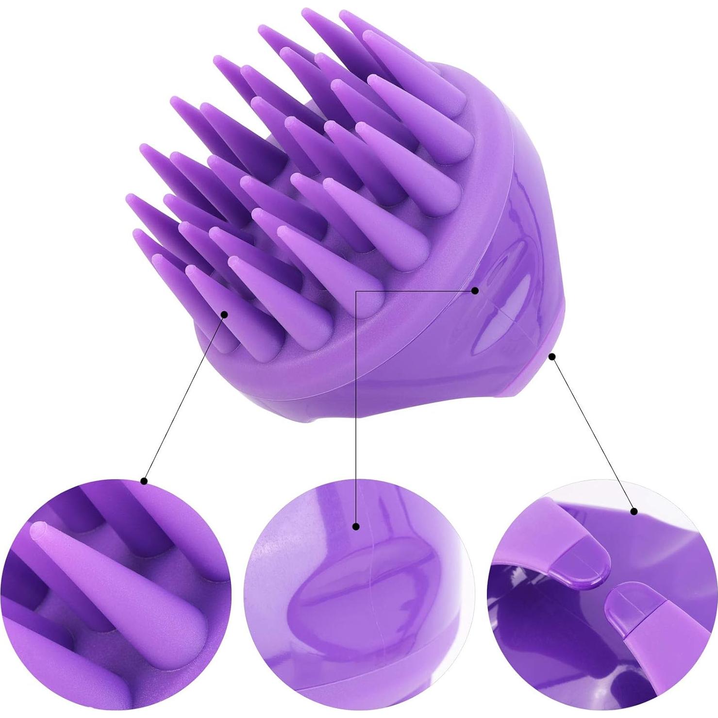 Cepillo de Champú de Silicona BTYMS para Cuero Cabelludo 8.89cm