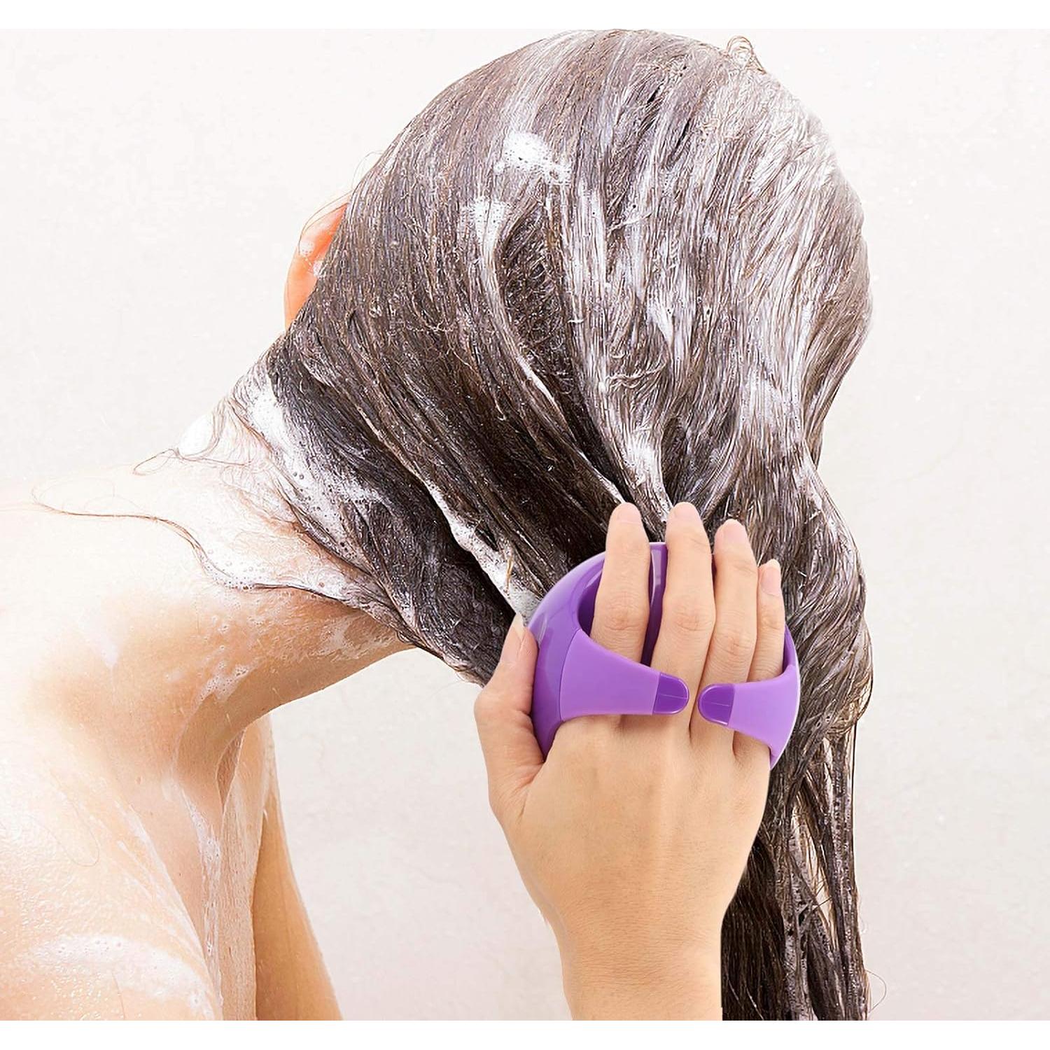 Cepillo de Champú de Silicona BTYMS para Cuero Cabelludo 8.89cm