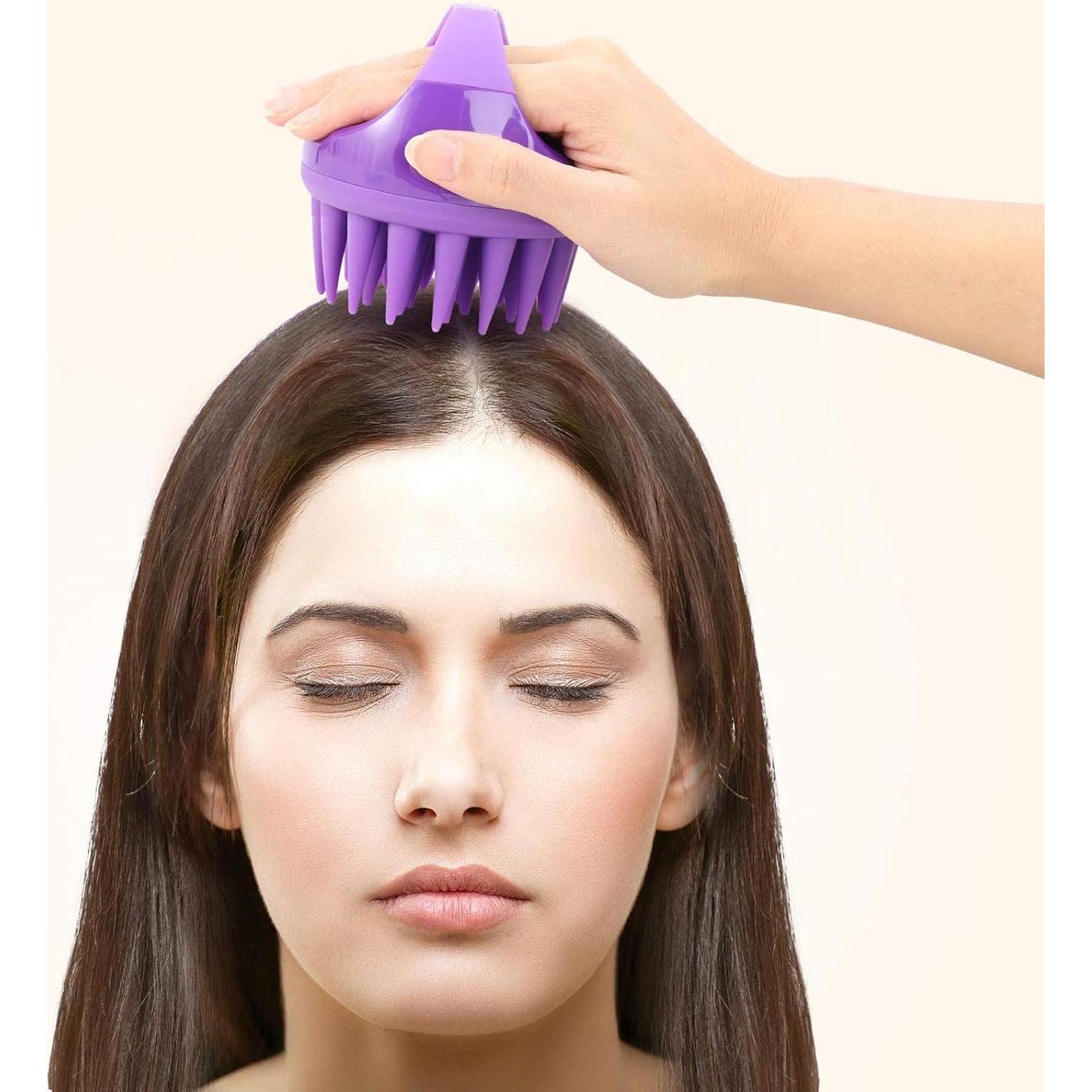 Cepillo de Champú de Silicona BTYMS para Cuero Cabelludo 8.89cm