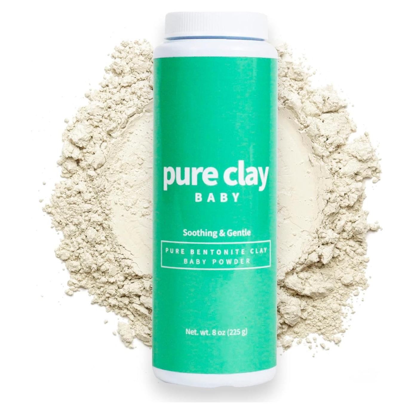 Polvo de Arcilla Bentonita Orgánica para Bebés 226g - PURE CLAY