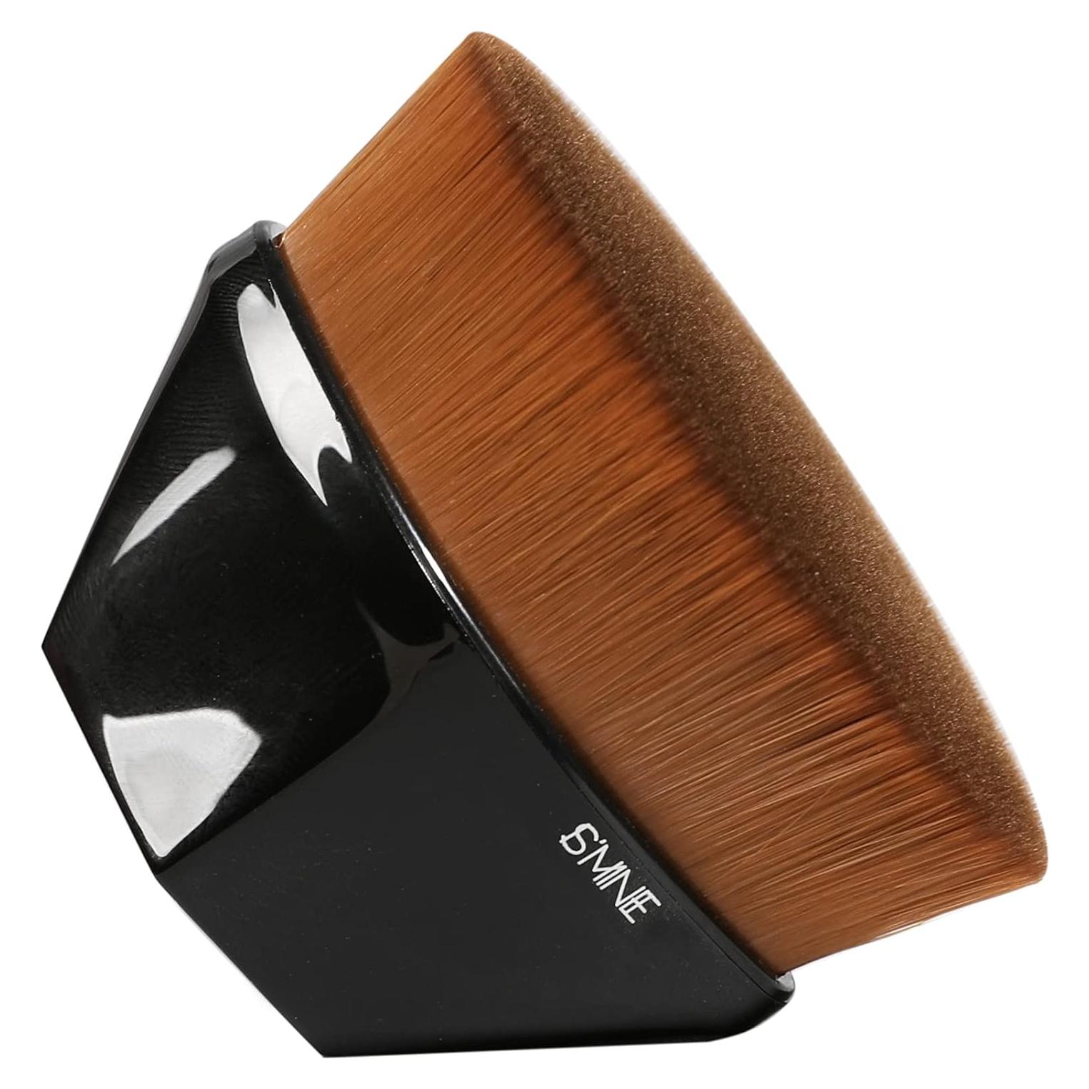 Brocha de Maquillaje ISMINE Kabuki Hexágono para Base y Rubor