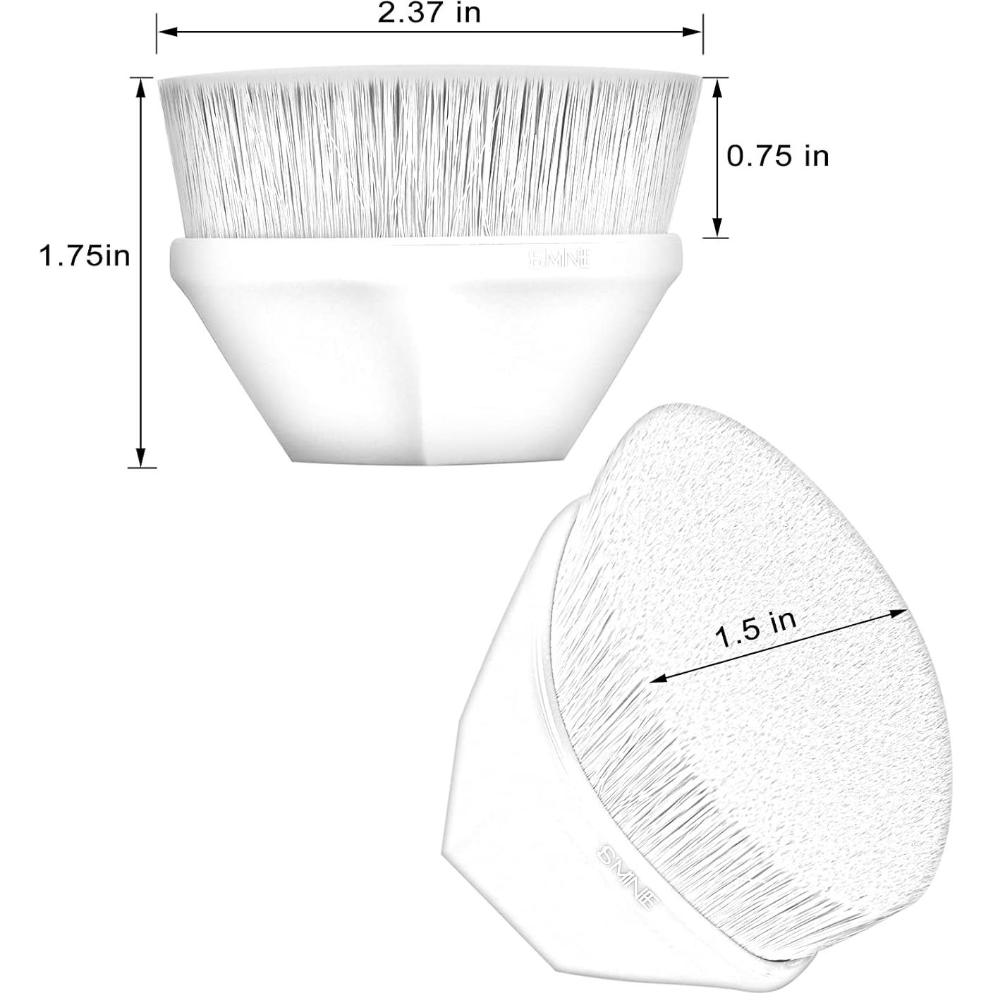 Brocha de Maquillaje ISMINE Kabuki Hexágono para Base y Rubor