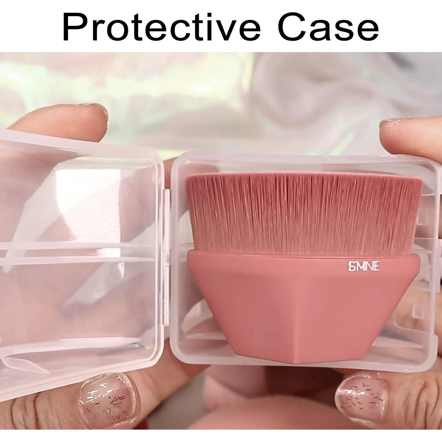 Brocha de Maquillaje ISMINE Kabuki Hexágono para Base y Rubor