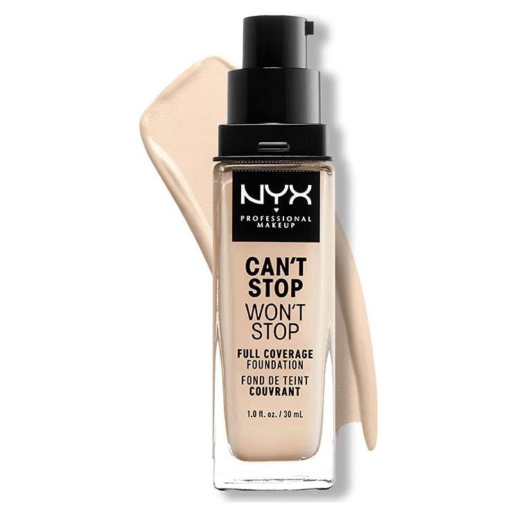 Base Líquida Mate NYX 24h Cobertura Completa 29.57 ml Pálido