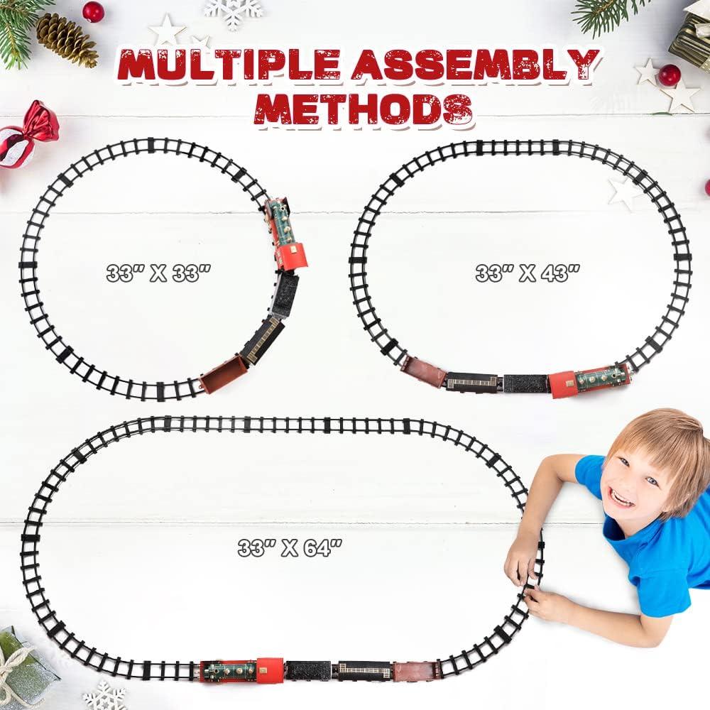 Juego de Tren Eléctrico Control Remoto FRUSE 3103A con Humo y Sonido