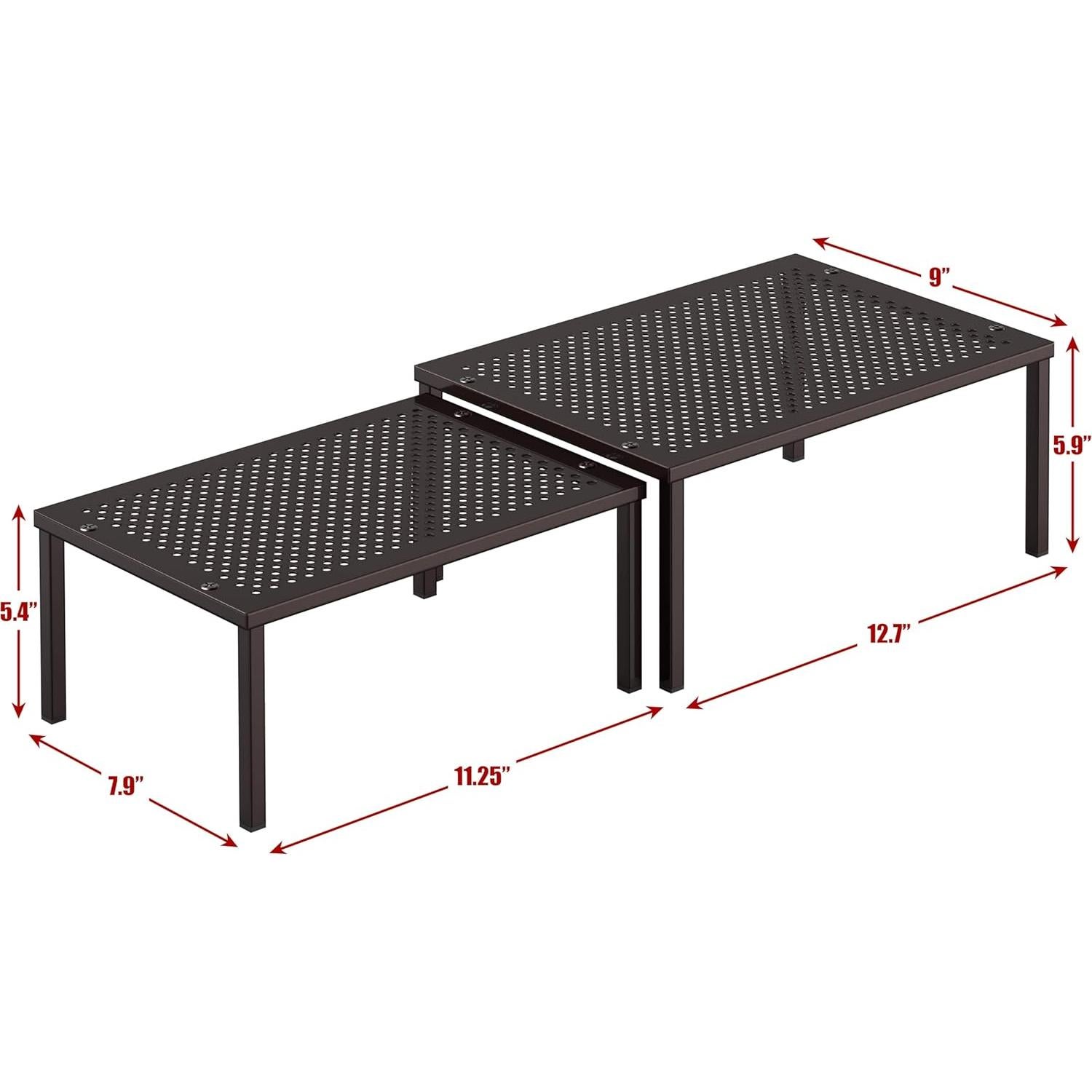 Organizador de Estantes Expandible Simple Houseware 2 Unidades