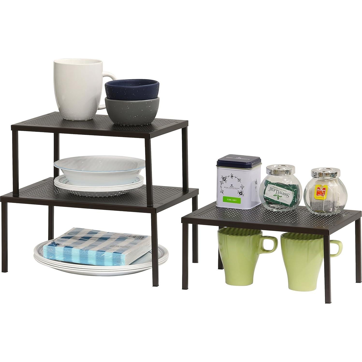 Organizador de Estantes Expandible Simple Houseware 2 Unidades