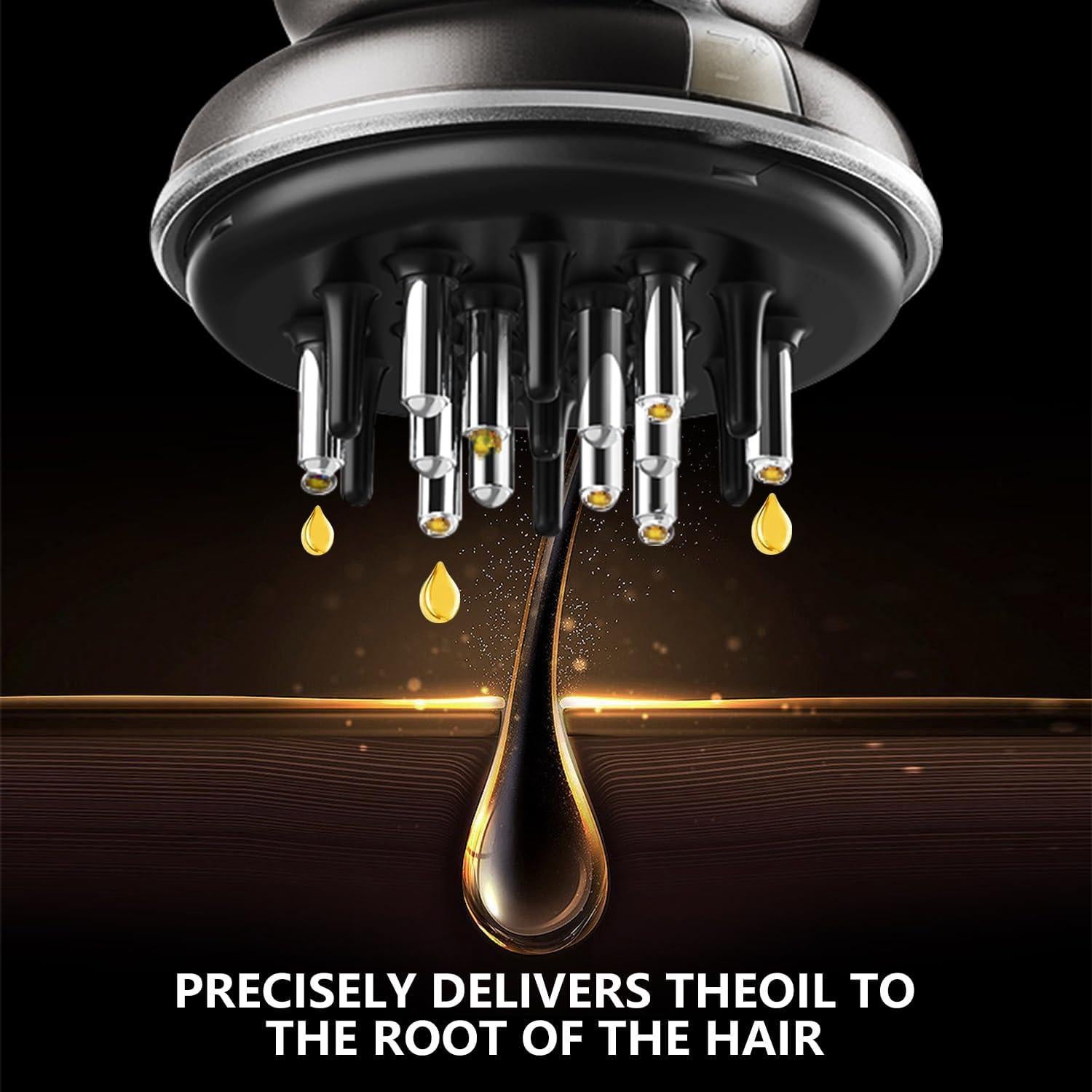 Peine Aplicador de Aceite para Cabello HUAYULINK 30ml