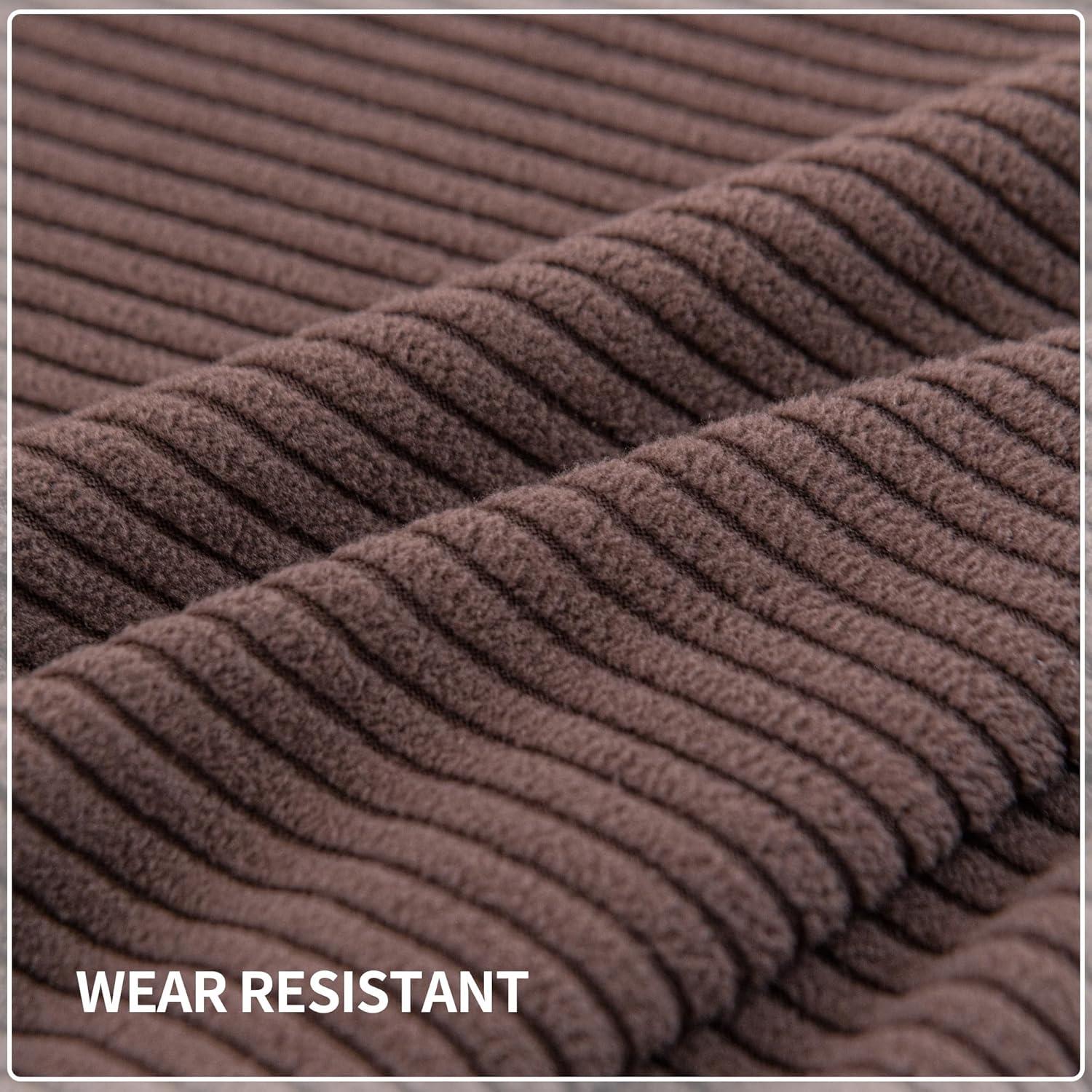 Funda de Sofá QIANMEW Marrón S Antideslizante Lavable