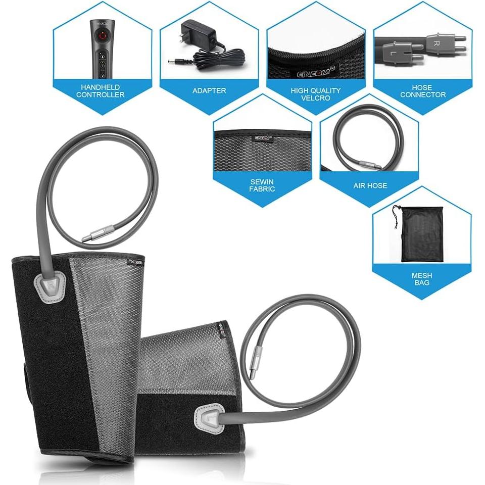 Masajeador de Piernas CINCOM CM-010A Compresión Aire 2 Modos