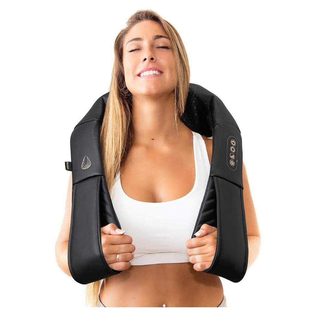 Masajeador Shiatsu InvoSpa TE-889 con Calor y 8 Bolas