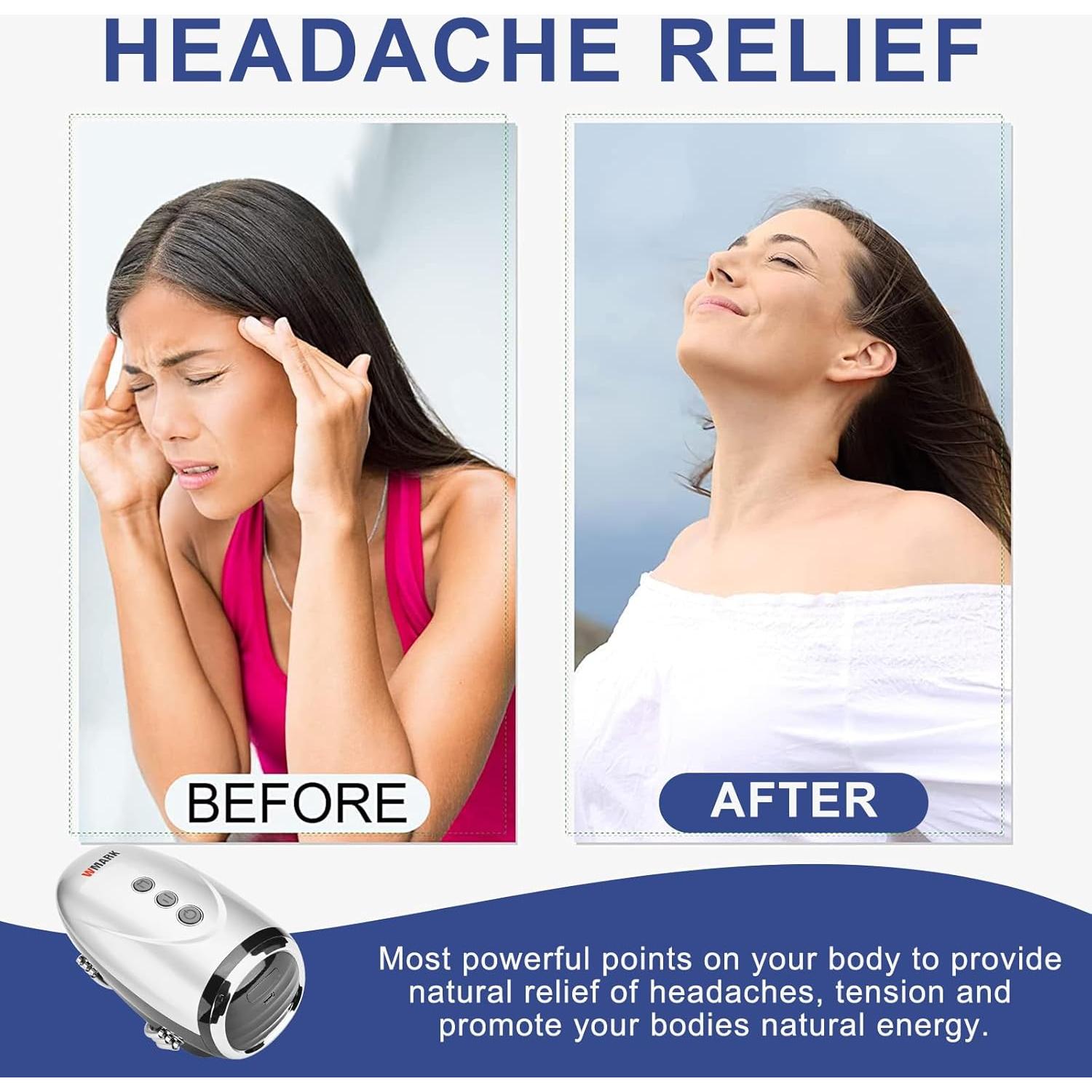 Masajeador de cabeza TGSBHIO SB-88 portátil USB 2 nodos