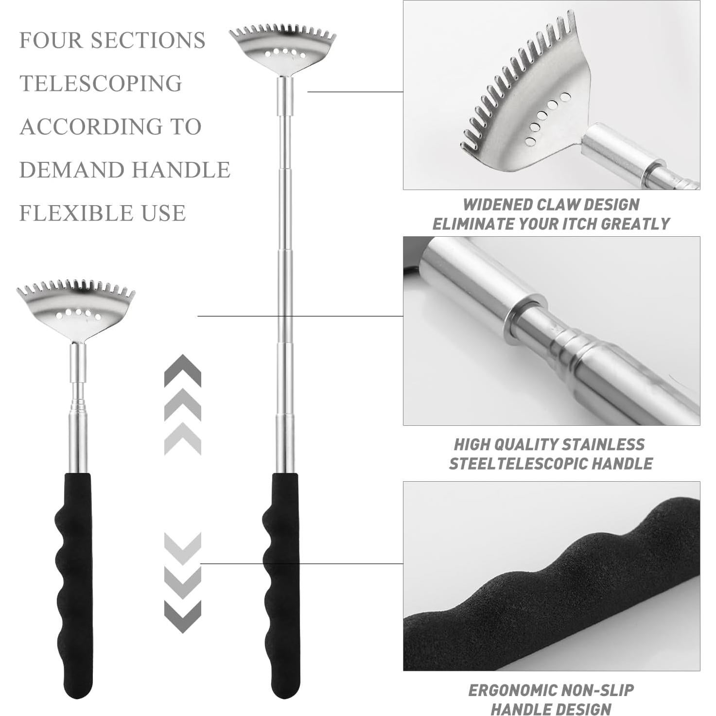 Rascador de Cabeza y Espalda Svjetiq 20 Dedos Alivio Estrés