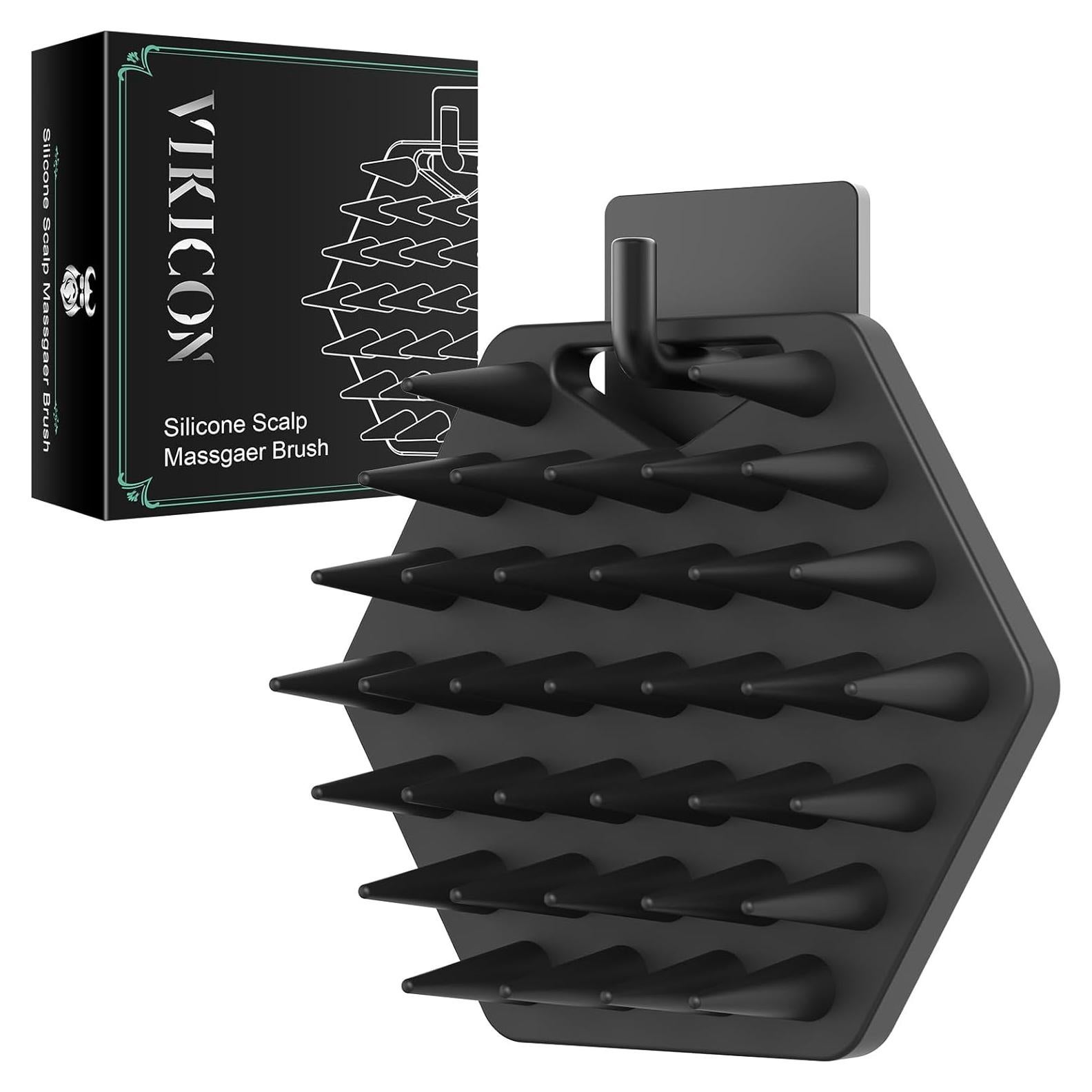 Masajeador de Cuero Cabelludo VIKICON - Silicona Suave 8.7cm