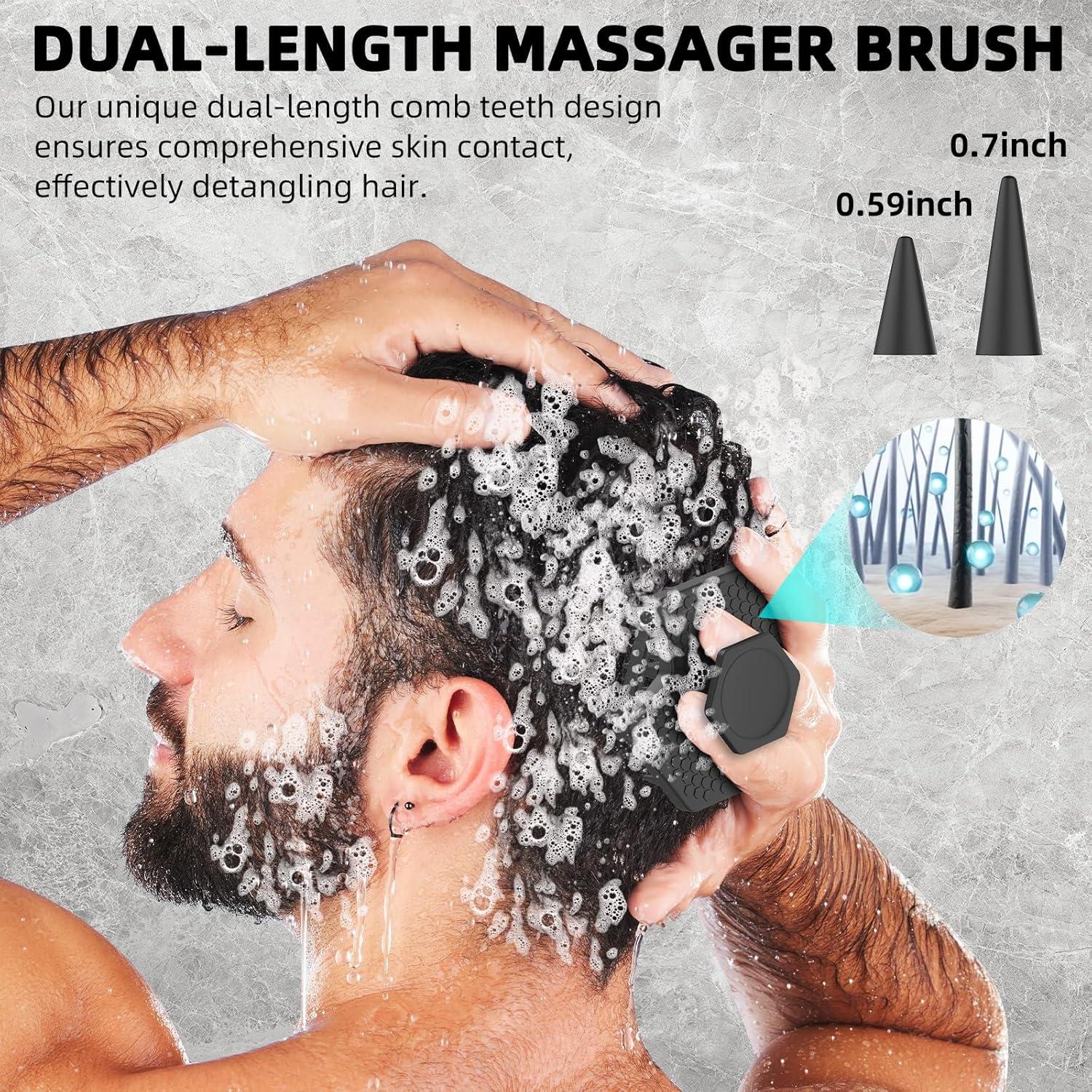 Masajeador de Cuero Cabelludo VIKICON - Silicona Suave 8.7cm