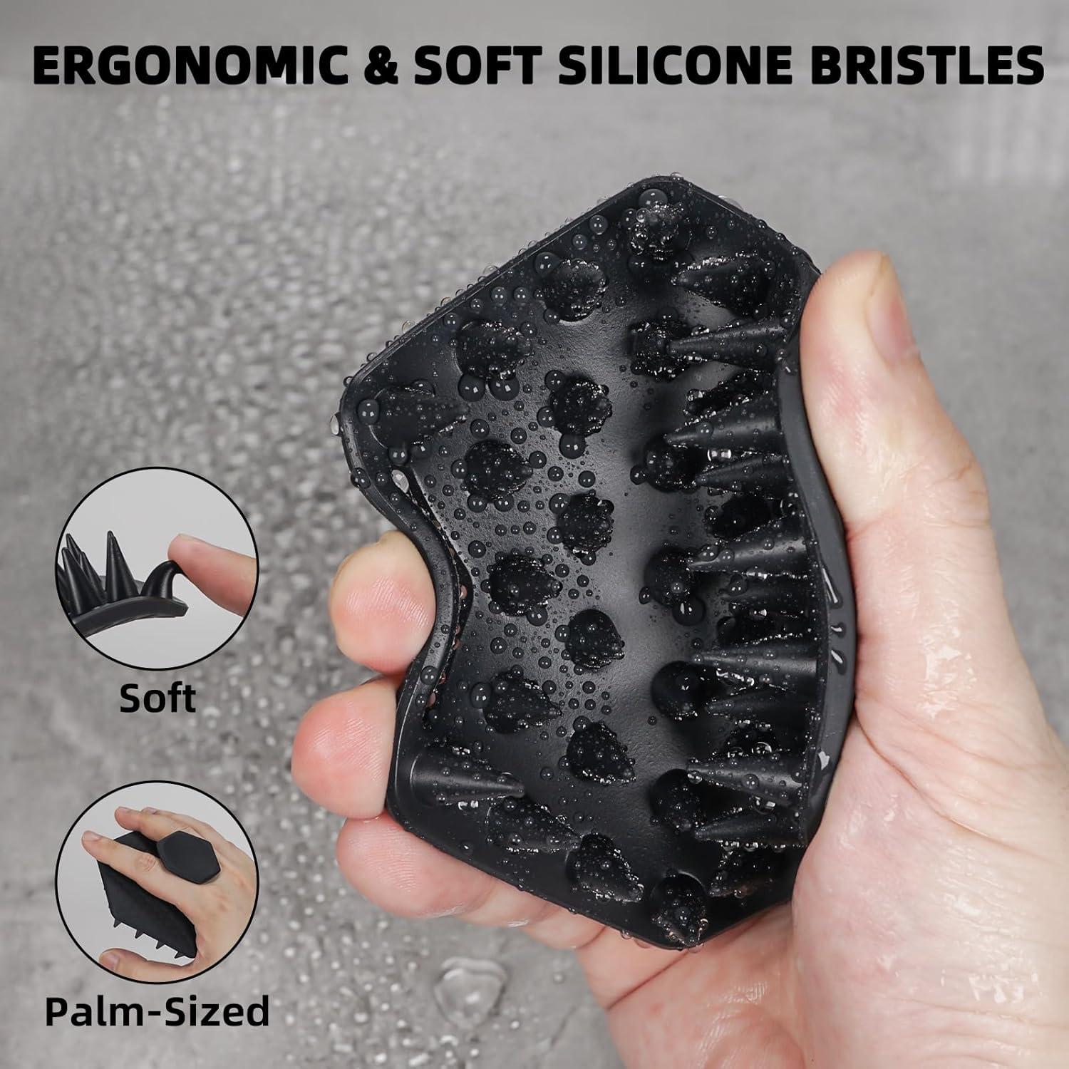 Masajeador de Cuero Cabelludo VIKICON - Silicona Suave 8.7cm