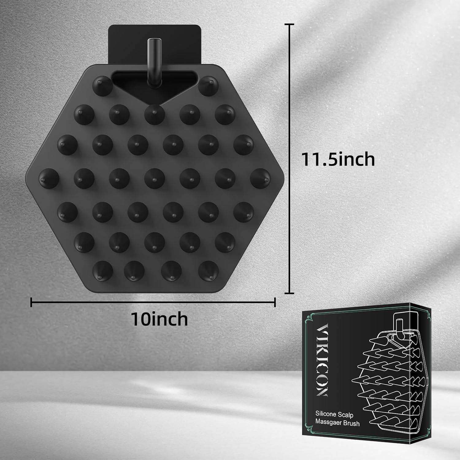 Masajeador de Cuero Cabelludo VIKICON - Silicona Suave 8.7cm