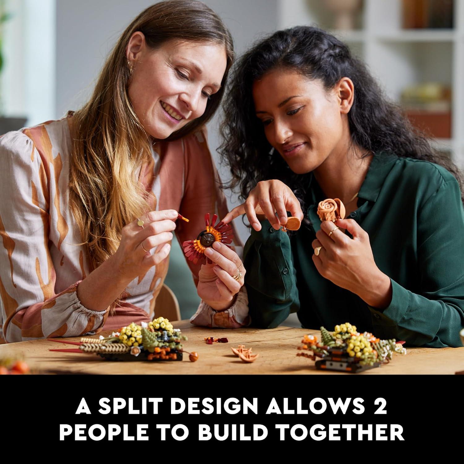 LEGO Icons Centro de Flores Secas 10314 - Flores Artificiales