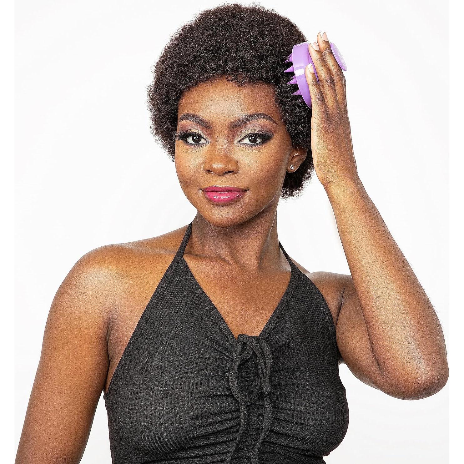 Masajeador de Cuero Cabelludo Esha Girl - Silicona Suave