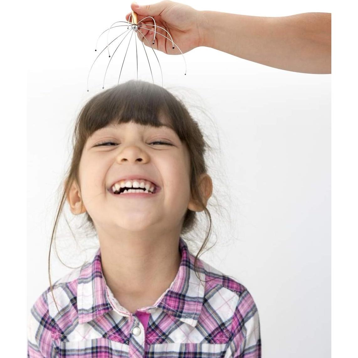 Paquete de 4 Masajeadores de Cuero Cabelludo Yeipis 23x10cm