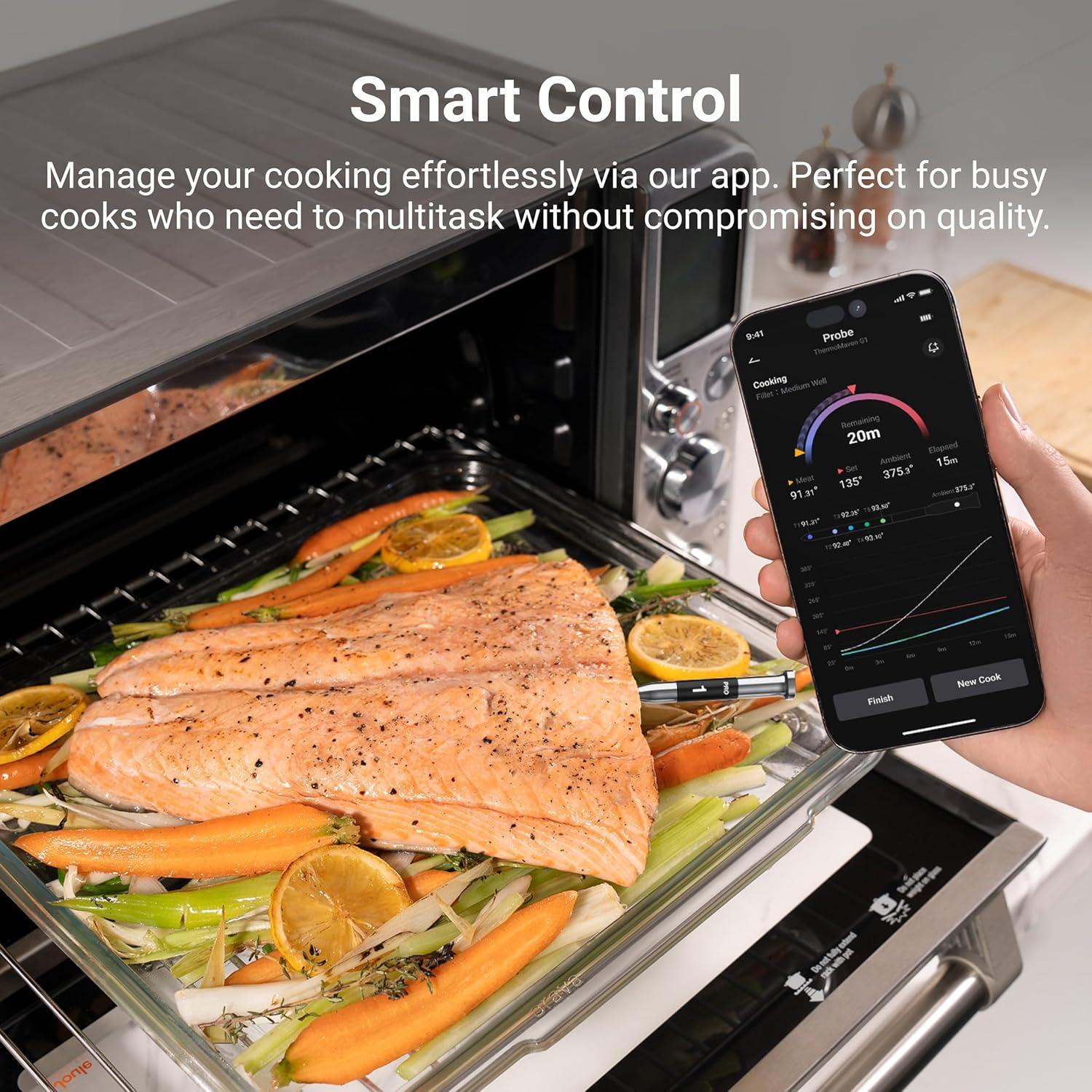 Termómetro de Carne Inalámbrico ThermoMaven G4 con 6 Sensores