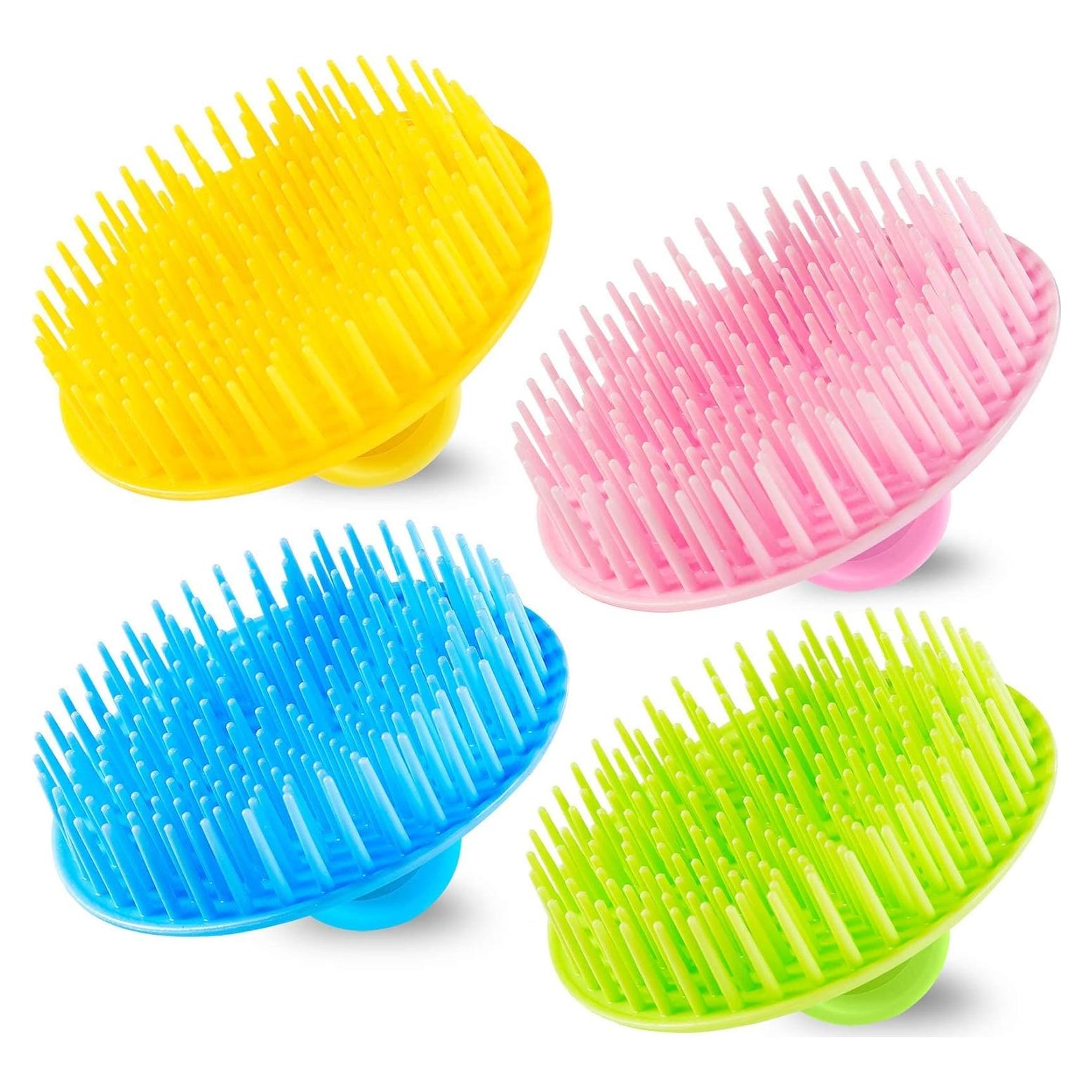 Cepillo Exfoliador Cuero Cabelludo YEALIFE 4Pack Multiusos