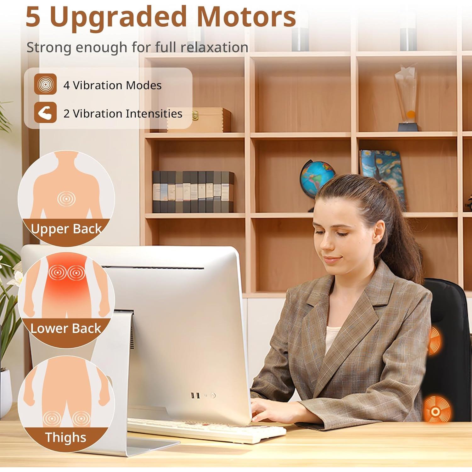 Cojín de Masaje Calefaccionado CARSHION para Silla 95x45cm