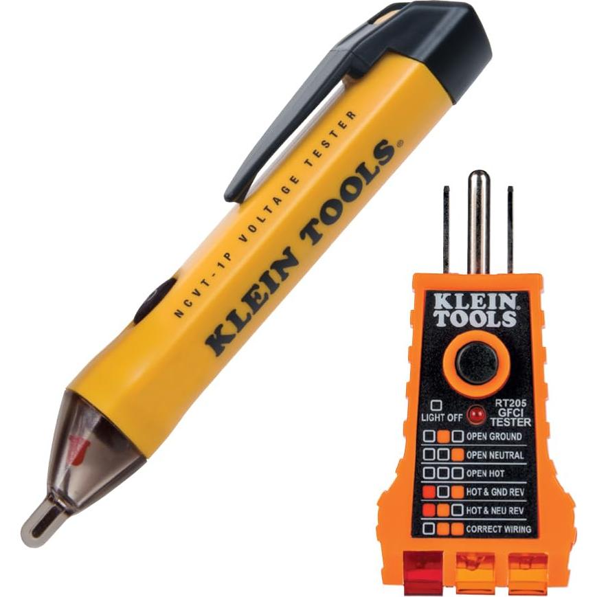 Kit de probador eléctrico Klein Tools NCVT + destornillador 15 en 1