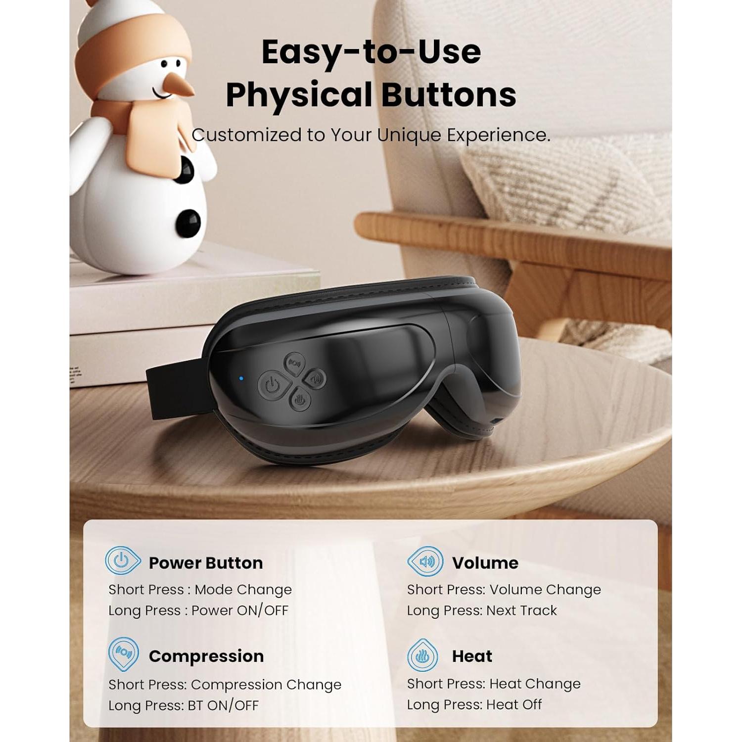 Masajeador de Ojos BOB Y BRAD EyeOasis 2 con Calor