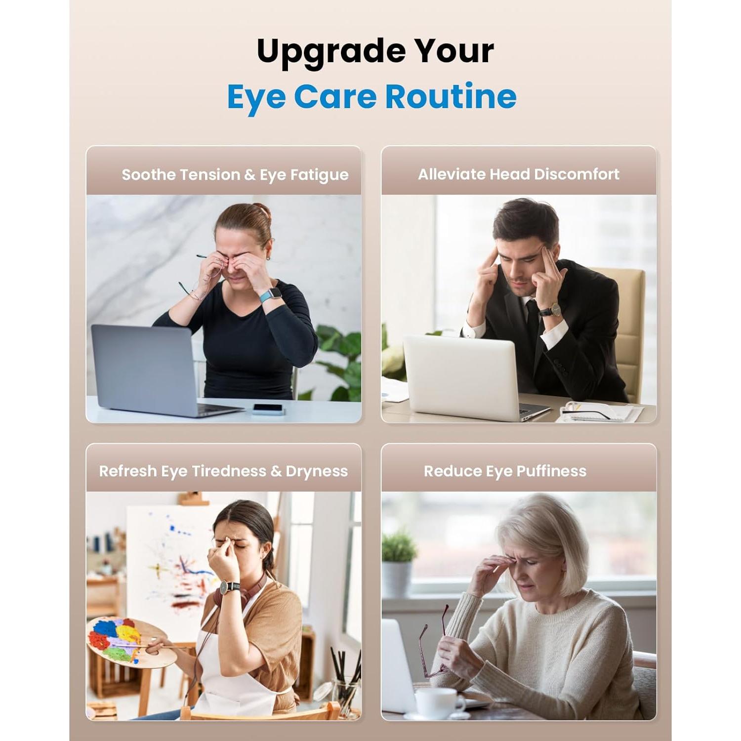 Masajeador de Ojos BOB Y BRAD EyeOasis 2 con Calor