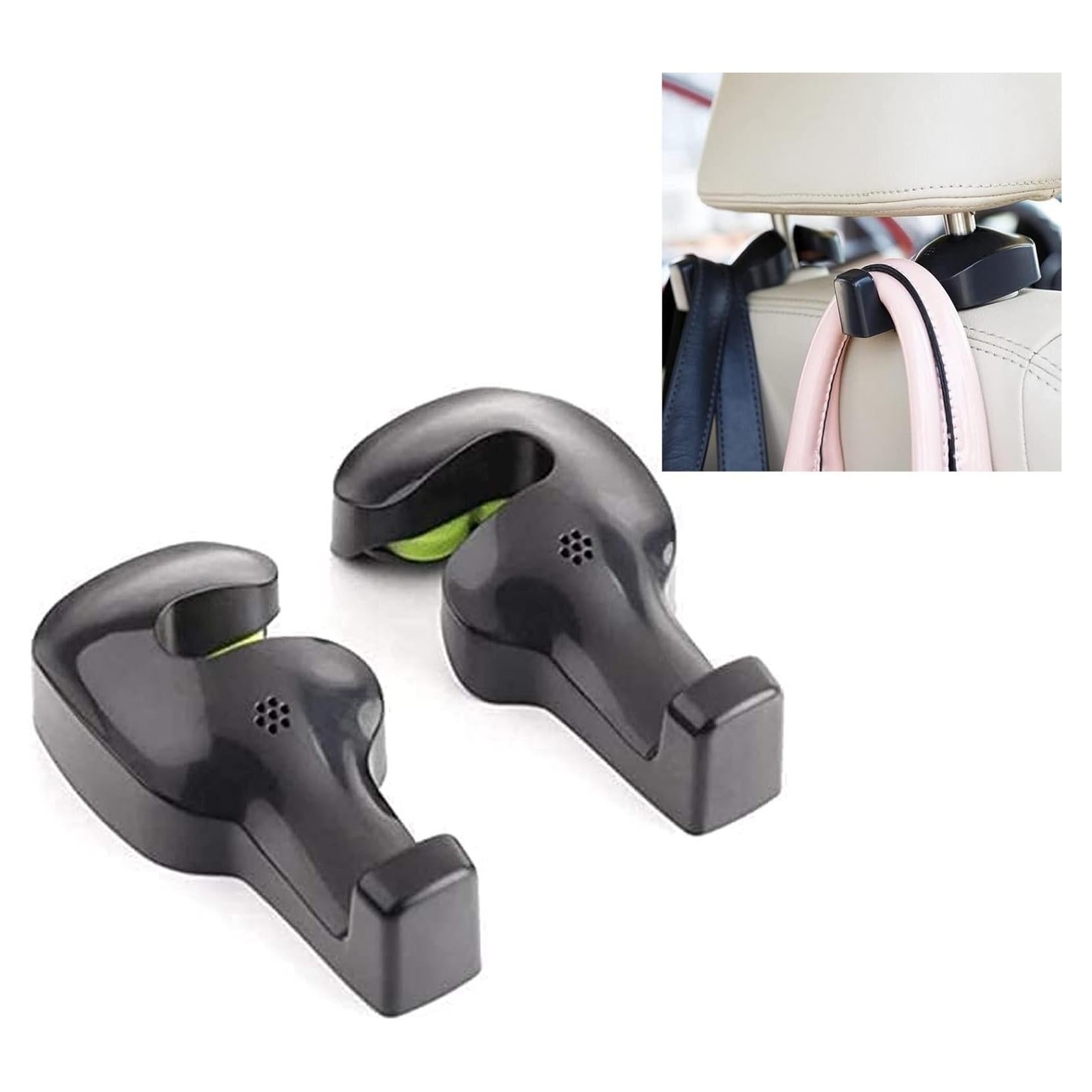 Gancho Soporte para Respaldo de Asiento IPELY - Set de 2 Negro