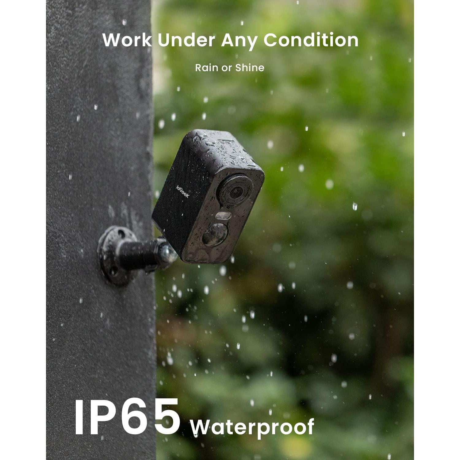 Cámaras de Seguridad Inalámbricas ieGeek ZS-GX3S 2K Paquete de 2