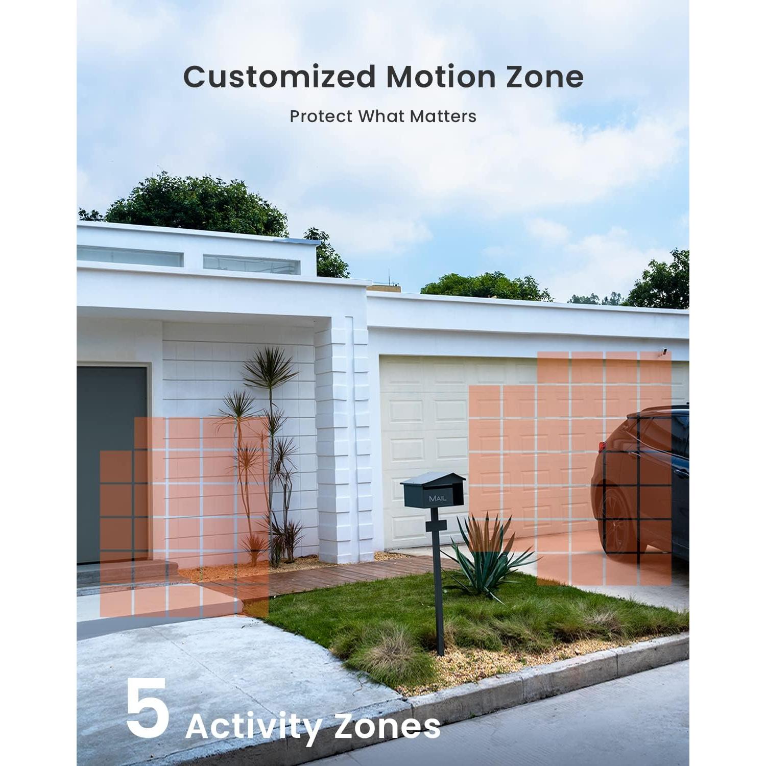 Cámaras de Seguridad Inalámbricas ieGeek ZS-GX3S 2K Paquete de 2