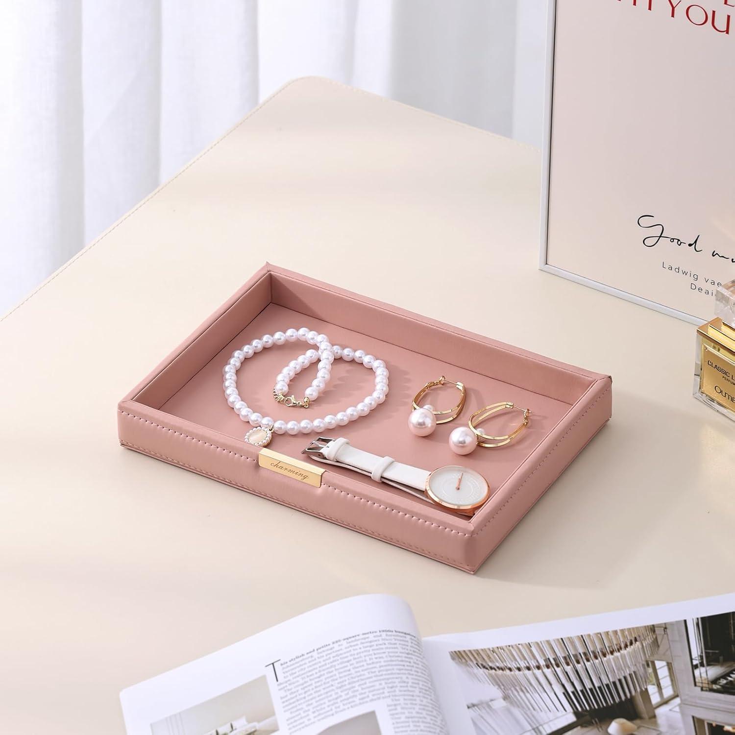 Bandeja Organizadora de Joyería CASEGRACE Marrón 23.4x16.5cm