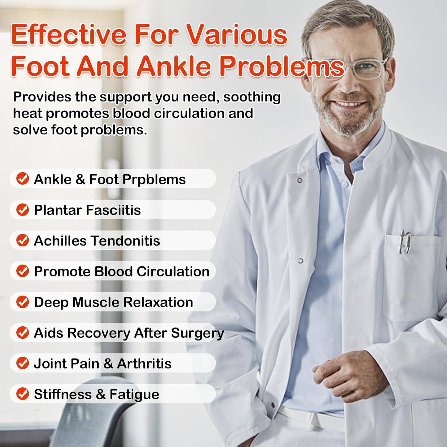 JOBYNA Dispositivo de Luz Infrarroja y Roja para Pies 850nm 660nm