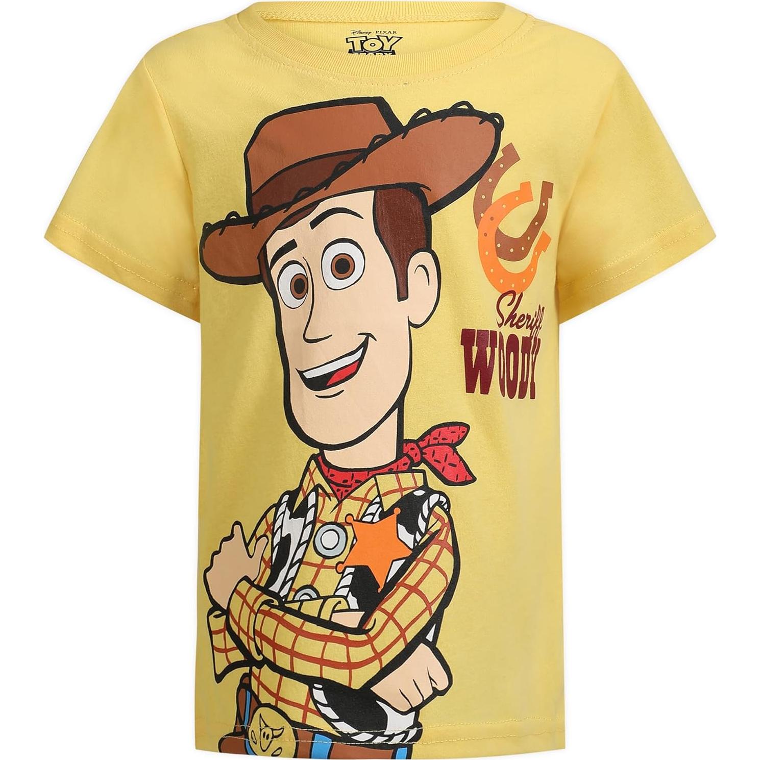Camisetas de Manga Corta Disney Toy Story Paquete de 4 Niños