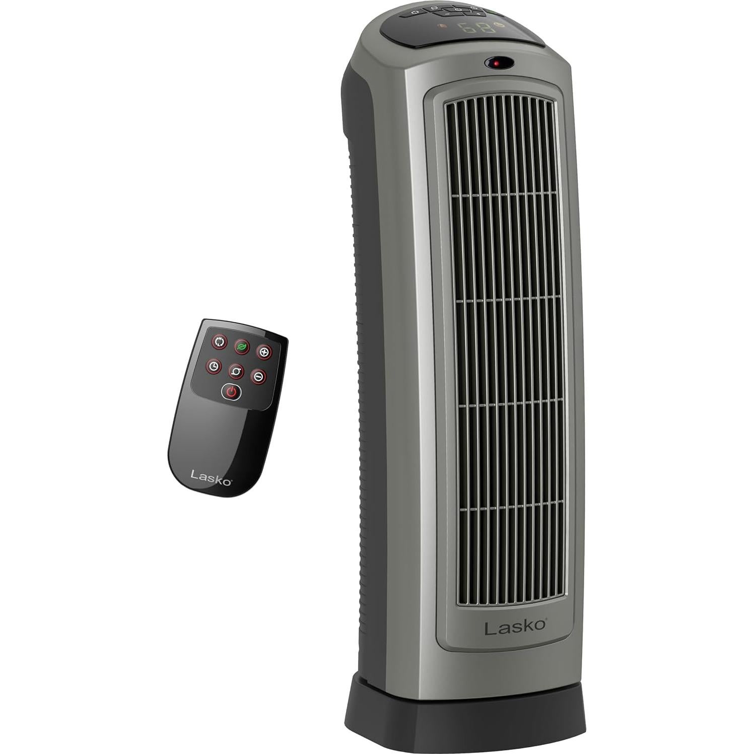 Calefactor de Torre Cerámico Lasko 1500W con Control Remoto