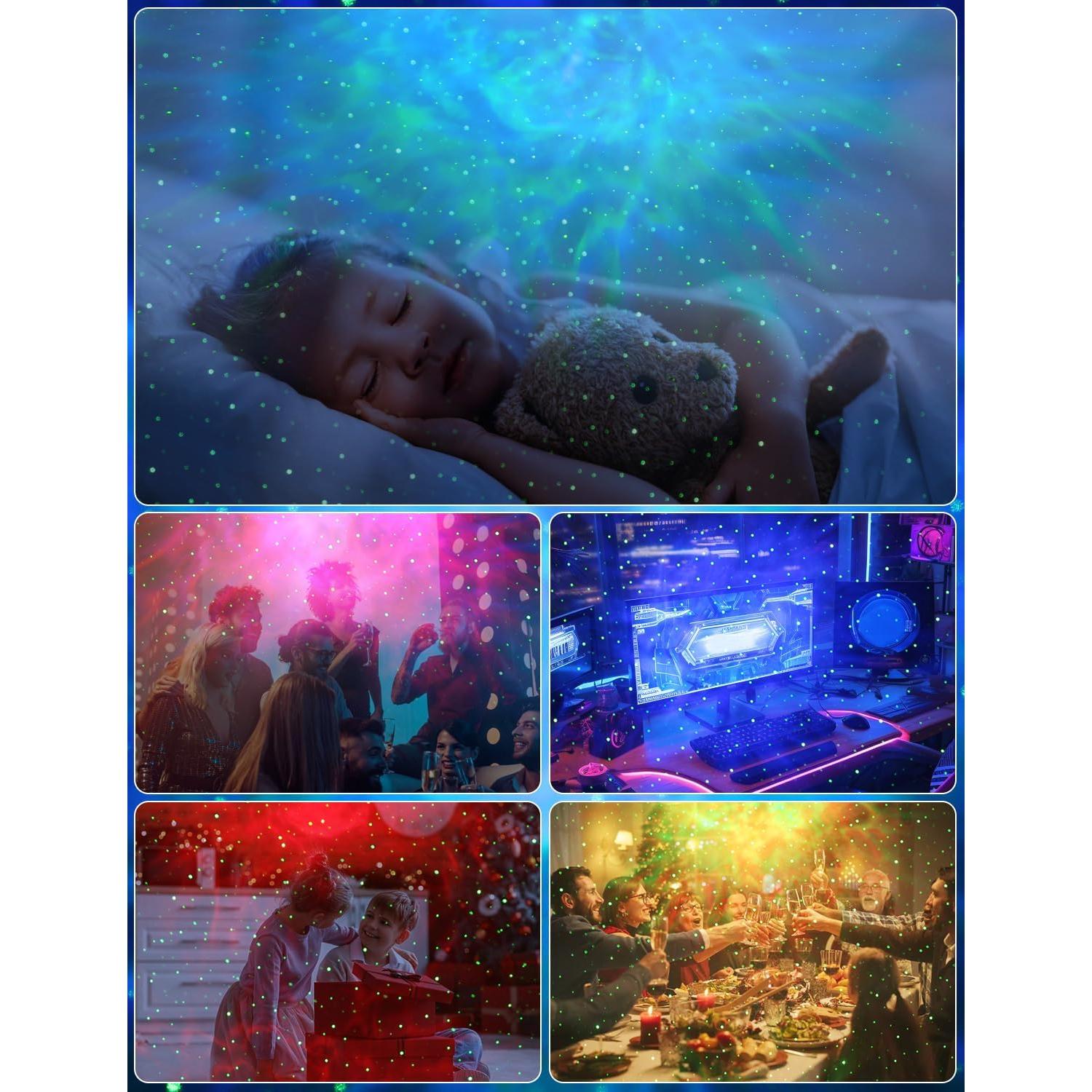 Proyector de Estrellas Astronauta RT008 con Lámpara de Luna