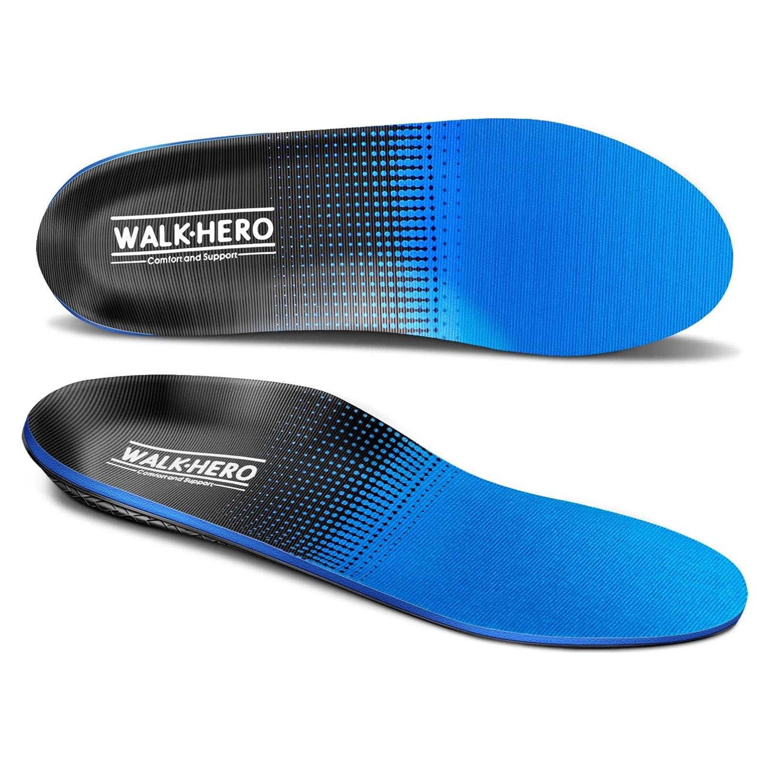Plantillas ortopédicas Walkhero para fascitis plantar - Azul