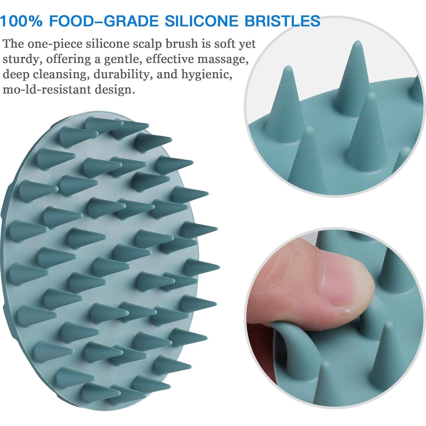 Cepillo Masajeador INNERNEED para Cuero Cabelludo Verde