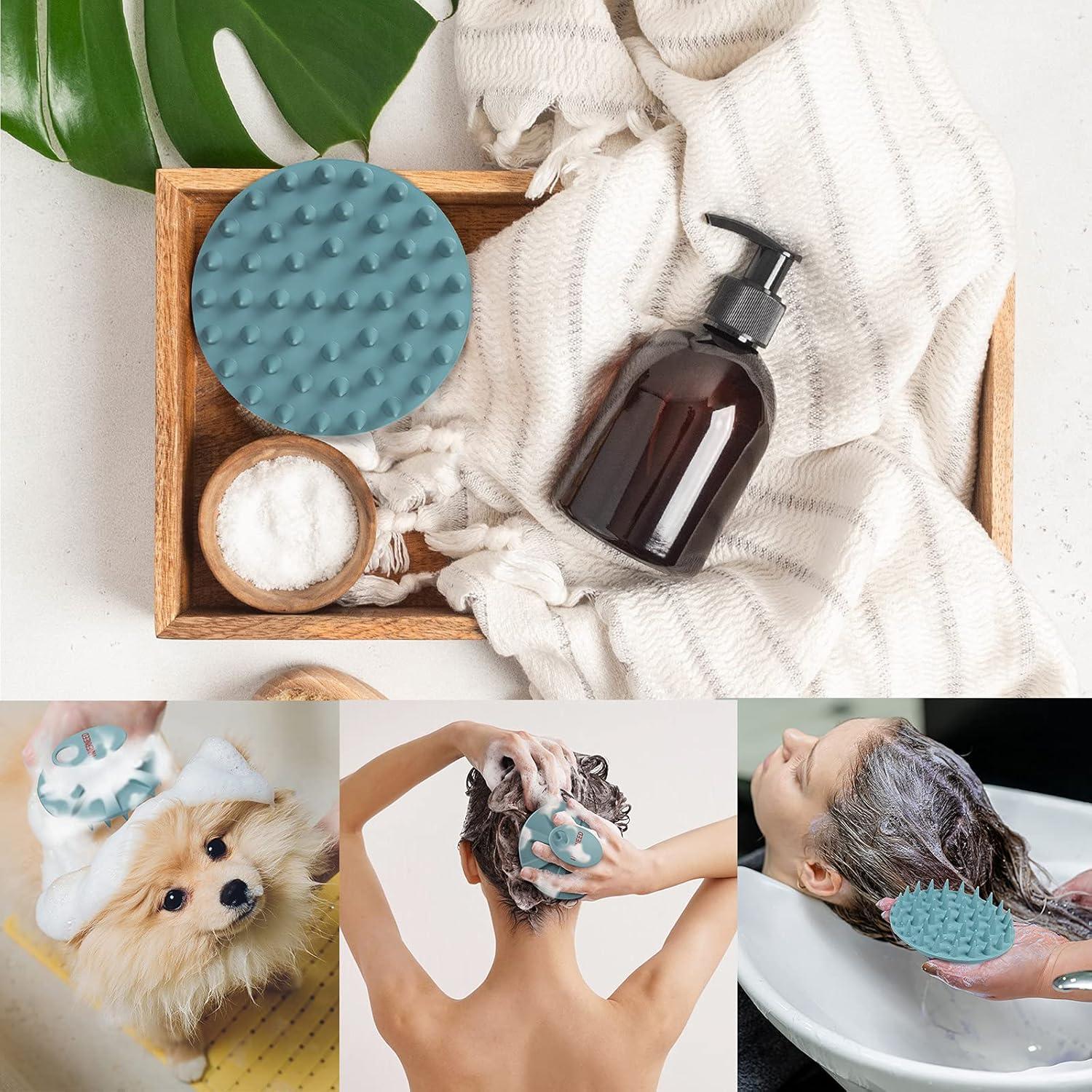 Cepillo Masajeador INNERNEED para Cuero Cabelludo Verde