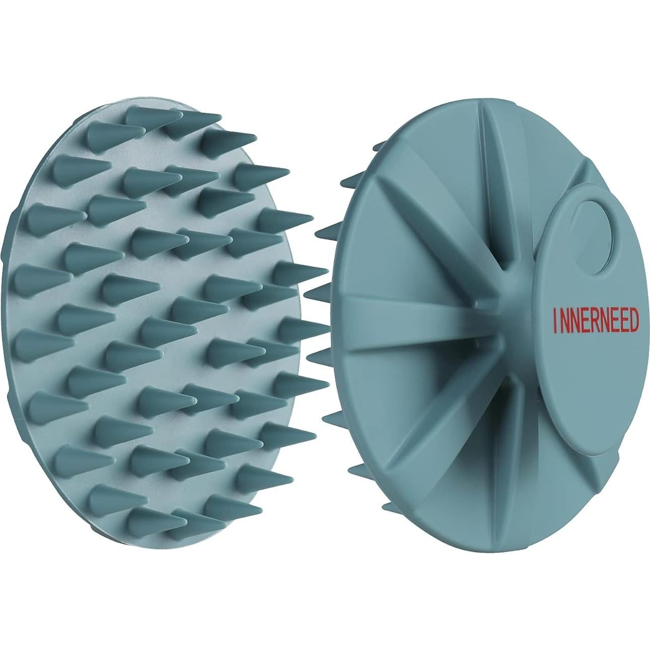 Cepillo Masajeador INNERNEED para Cuero Cabelludo Verde