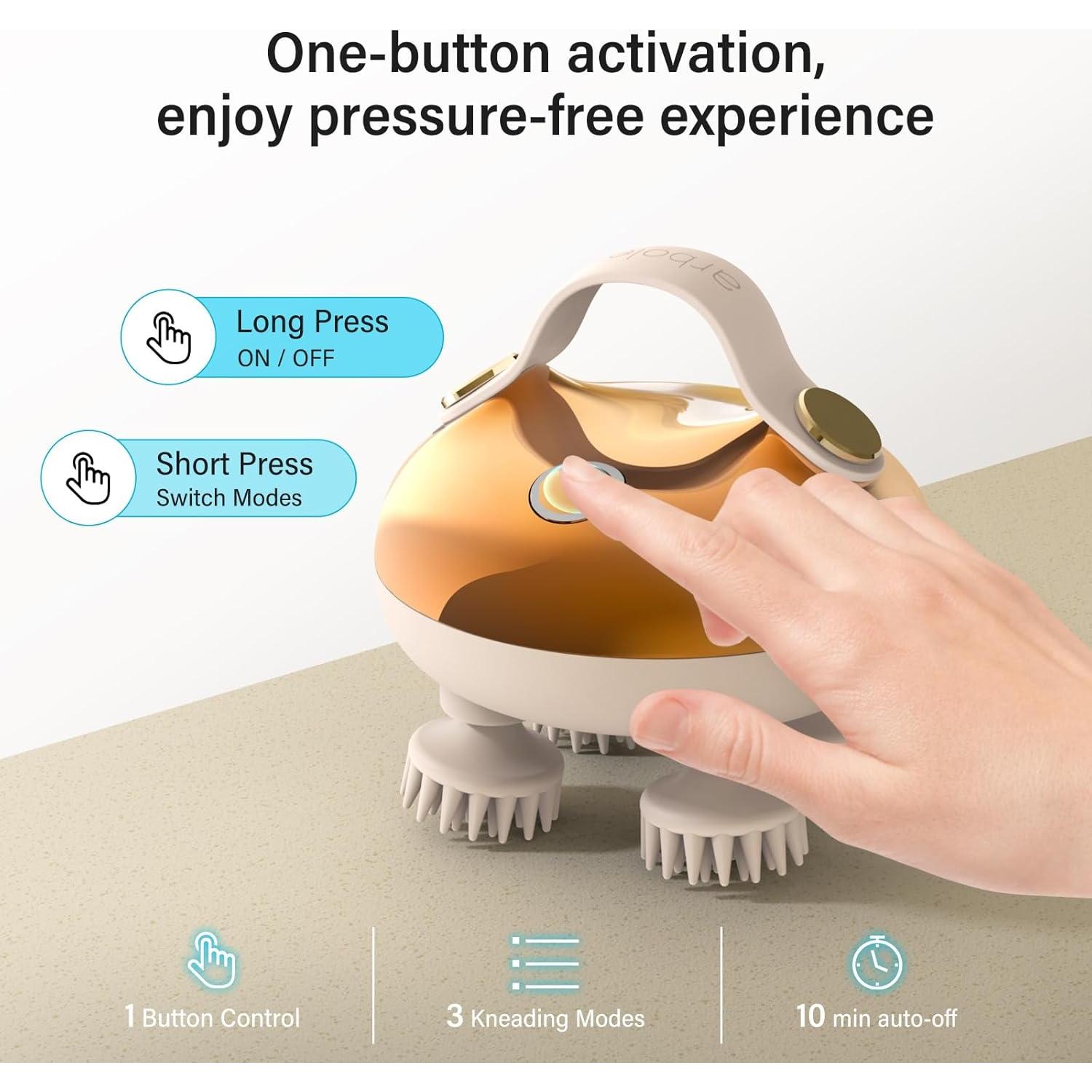 Masajeador Eléctrico Arboleaf para Cuero Cabelludo 5 en 1