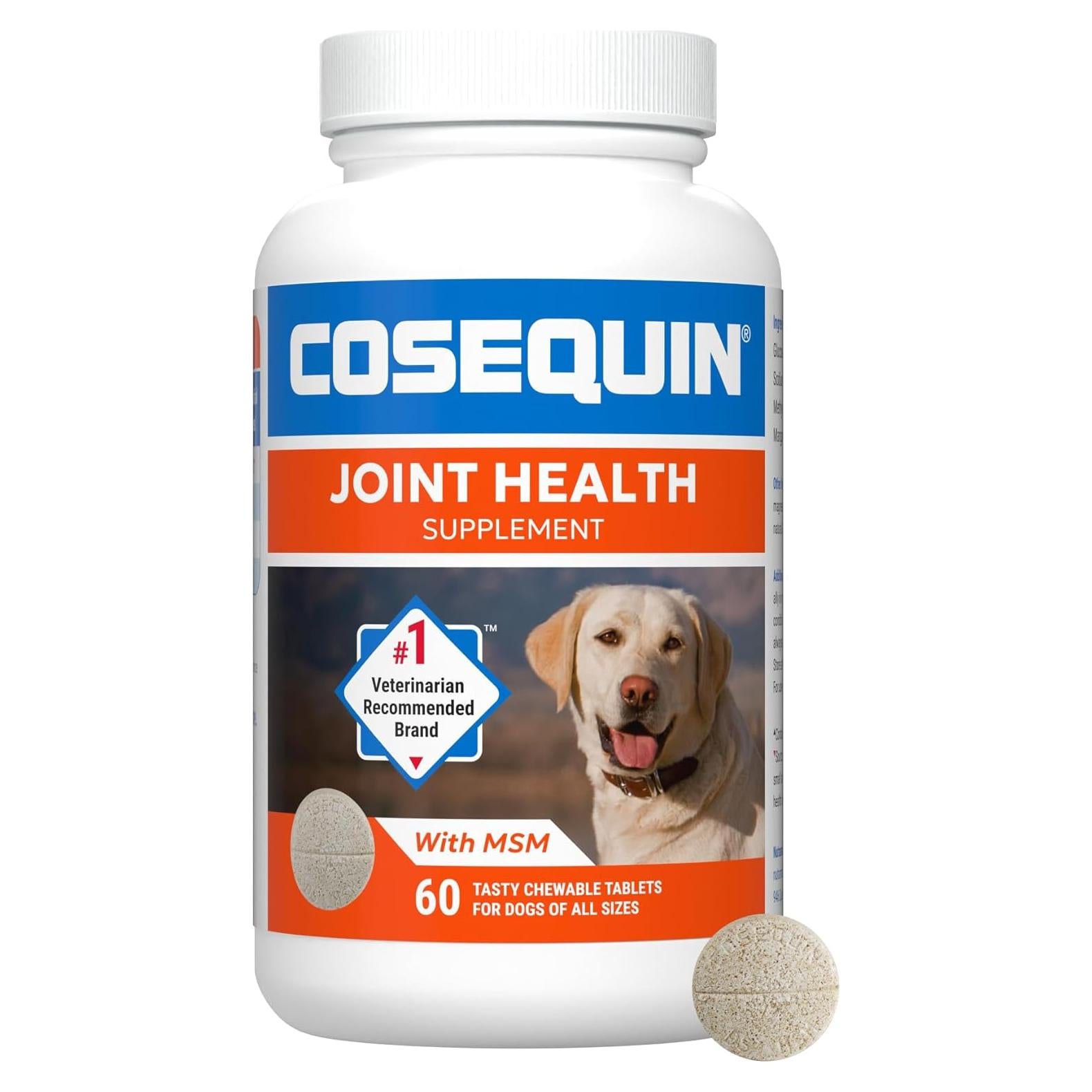 Suplemento Articular Cosequin para Perros 60 Tabletas Masticables