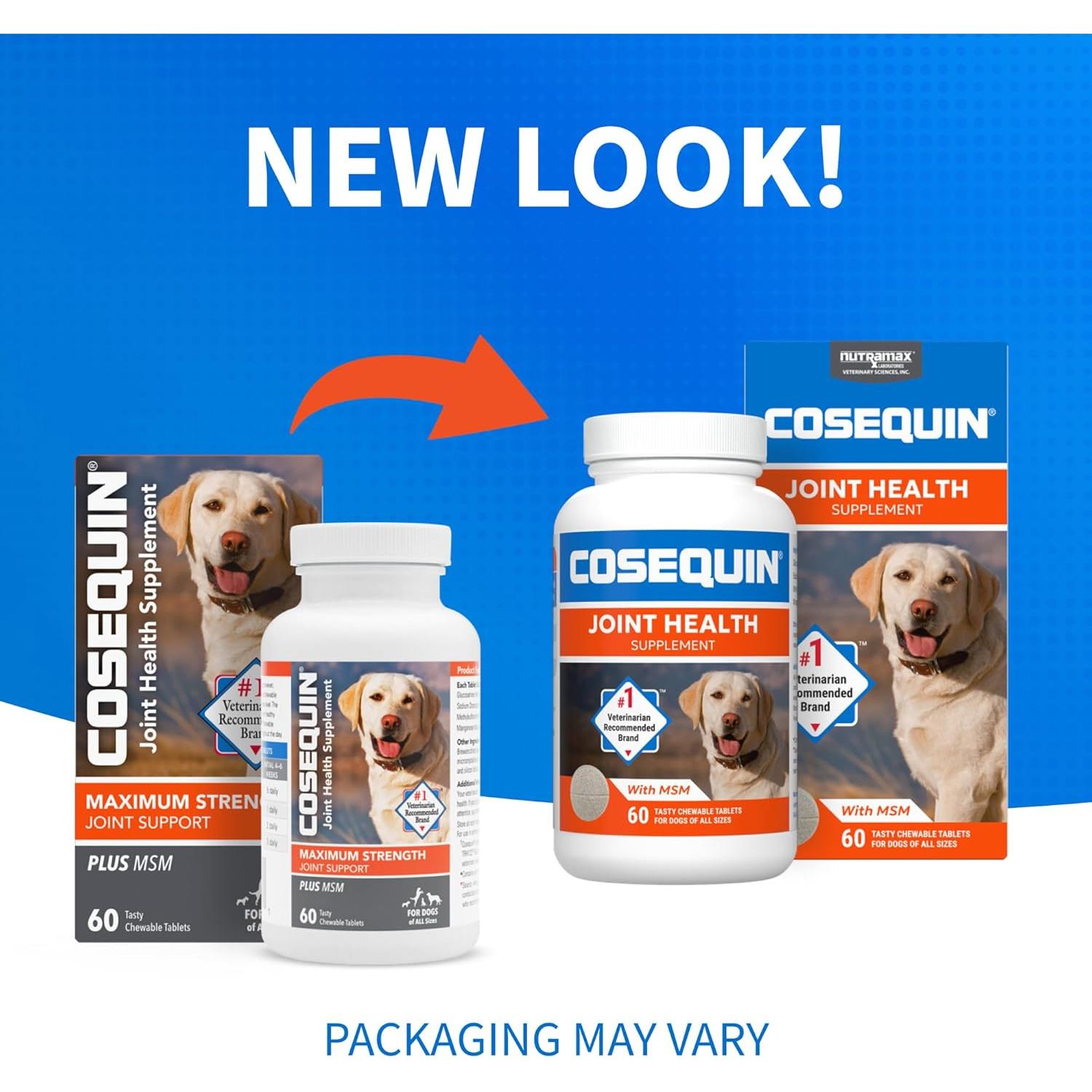 Suplemento Articular Cosequin para Perros 60 Tabletas Masticables