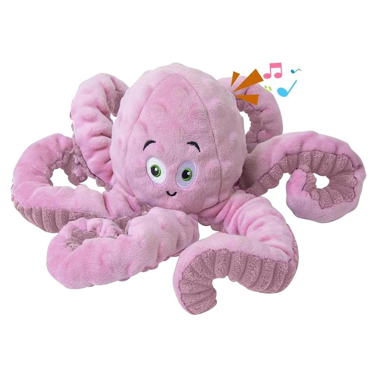 Juguete Squeaky para Perros Buypow Pulpo Rosa 14 cm