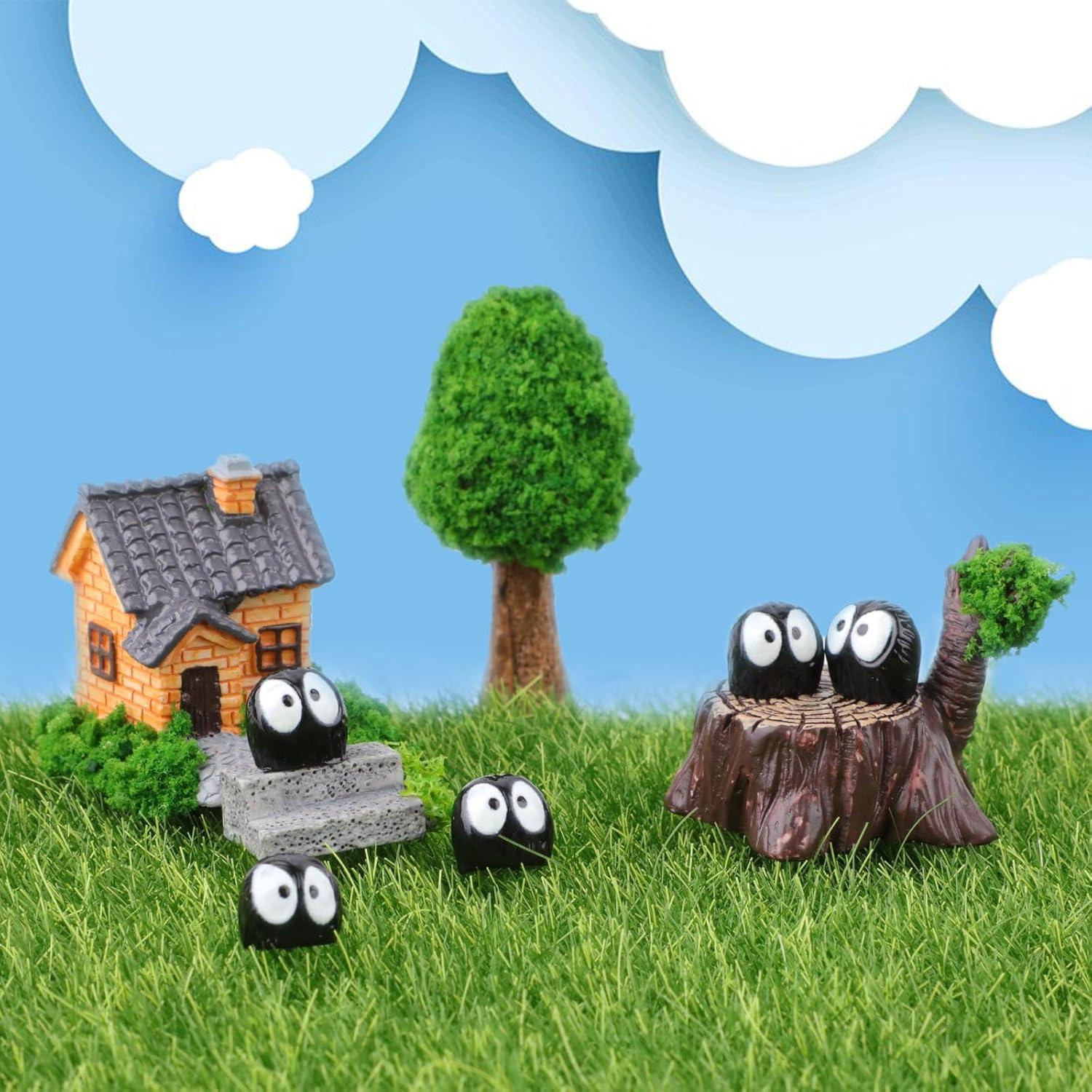 35 Pcs Espíritus de Hollín Negros RAPUDA para Decoración Automotriz