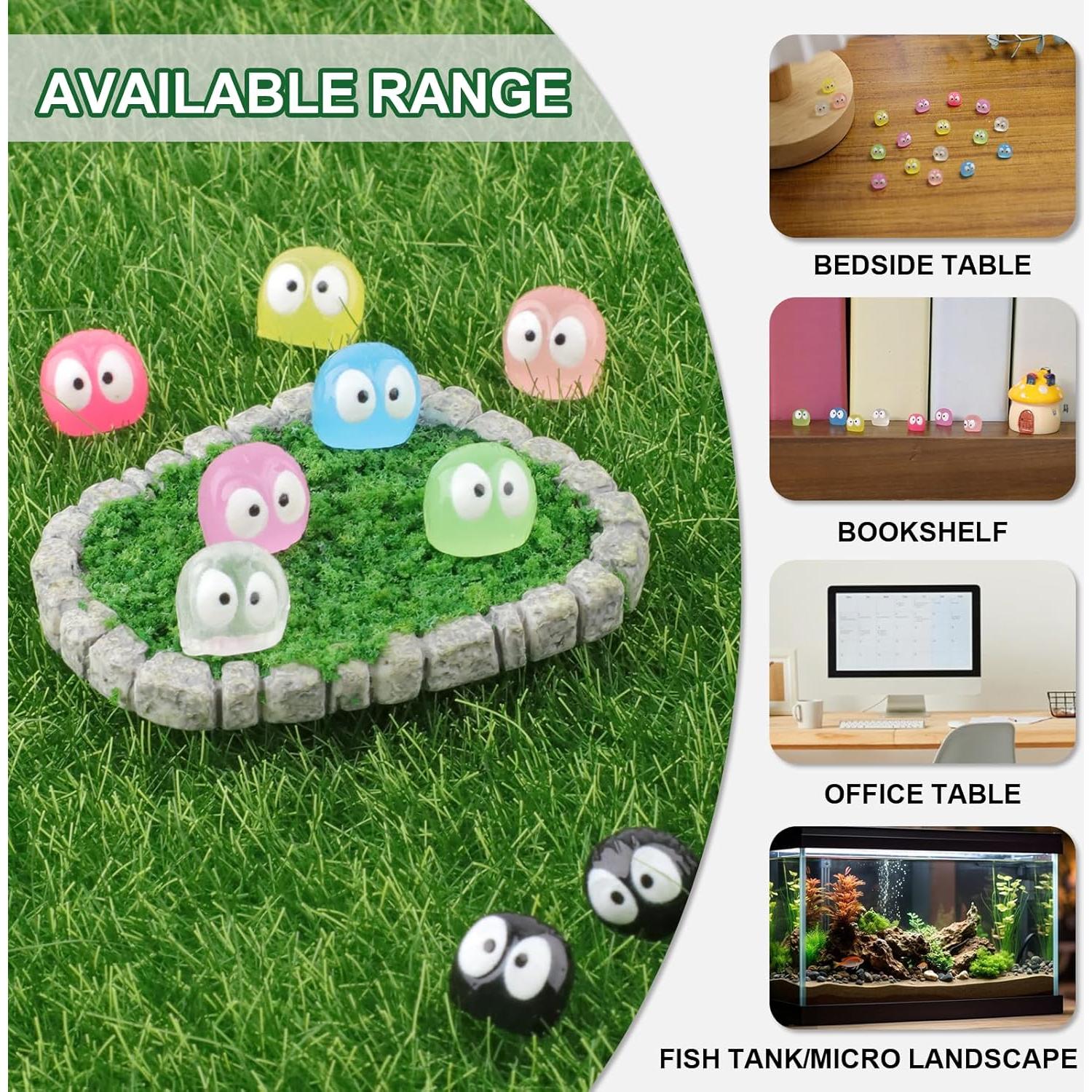 35 Pcs Espíritus de Hollín Negros RAPUDA para Decoración Automotriz