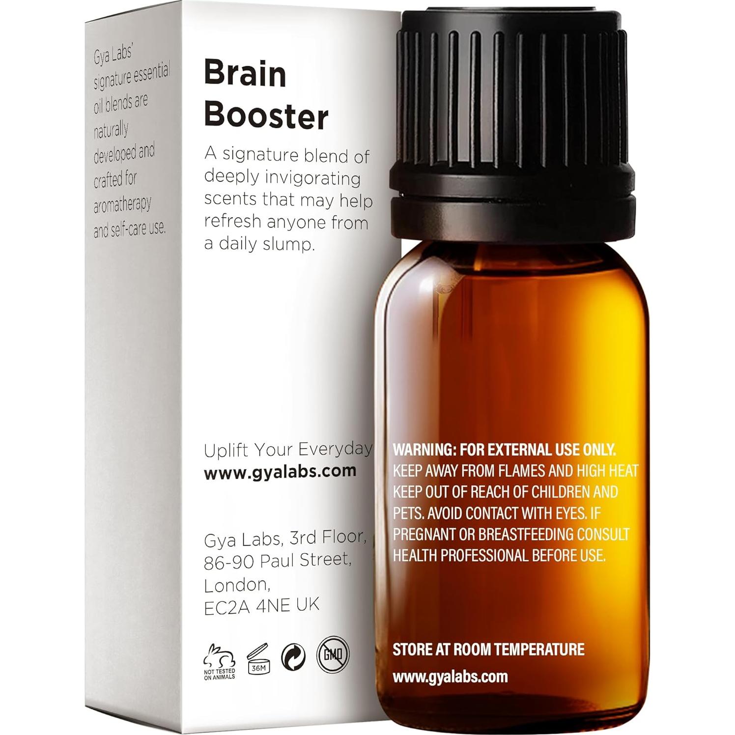 Aceite Esencial Gya Labs Brain Booster 10 ml - Aromaterapia