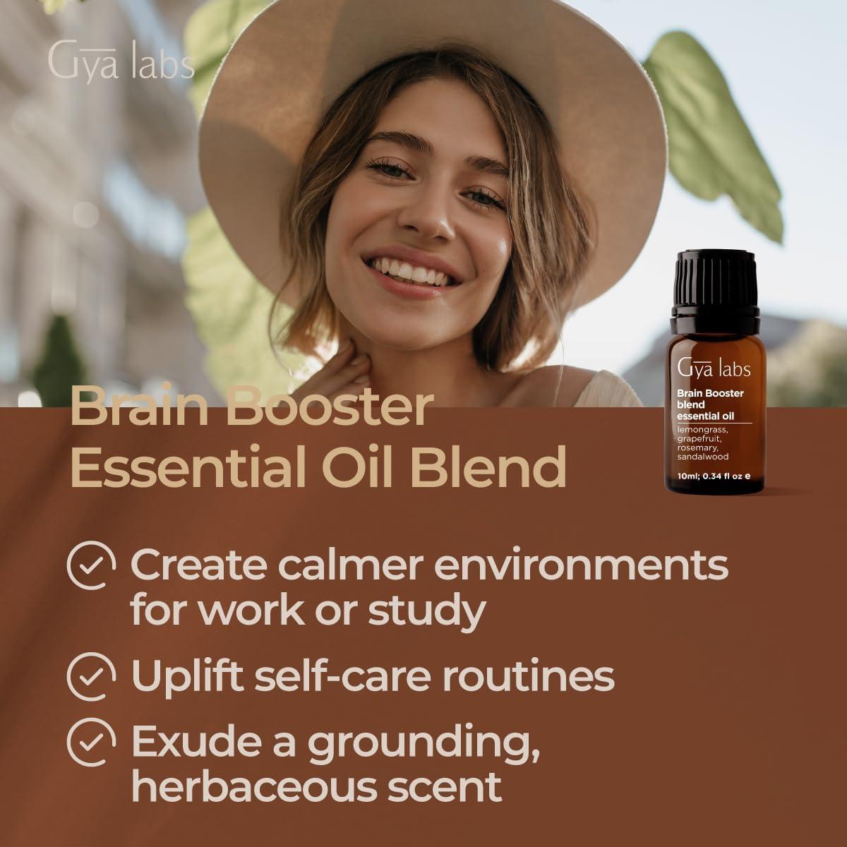 Aceite Esencial Gya Labs Brain Booster 10 ml - Aromaterapia